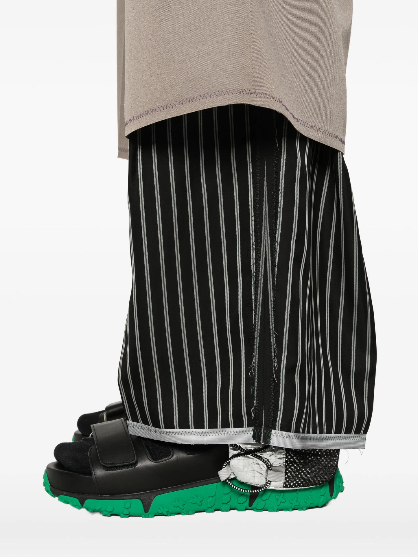 double layer tailored trousers