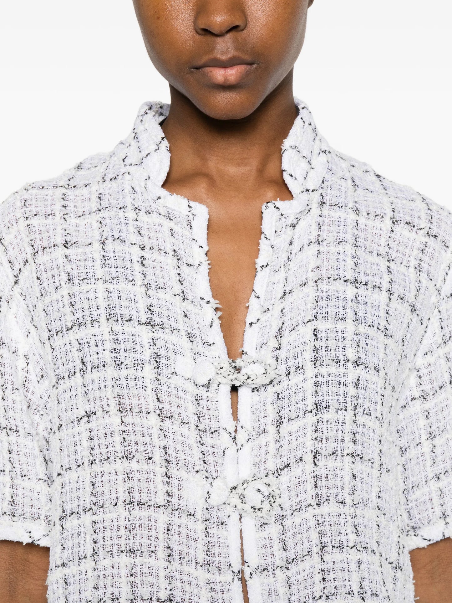 Hetty check-pattern shirt