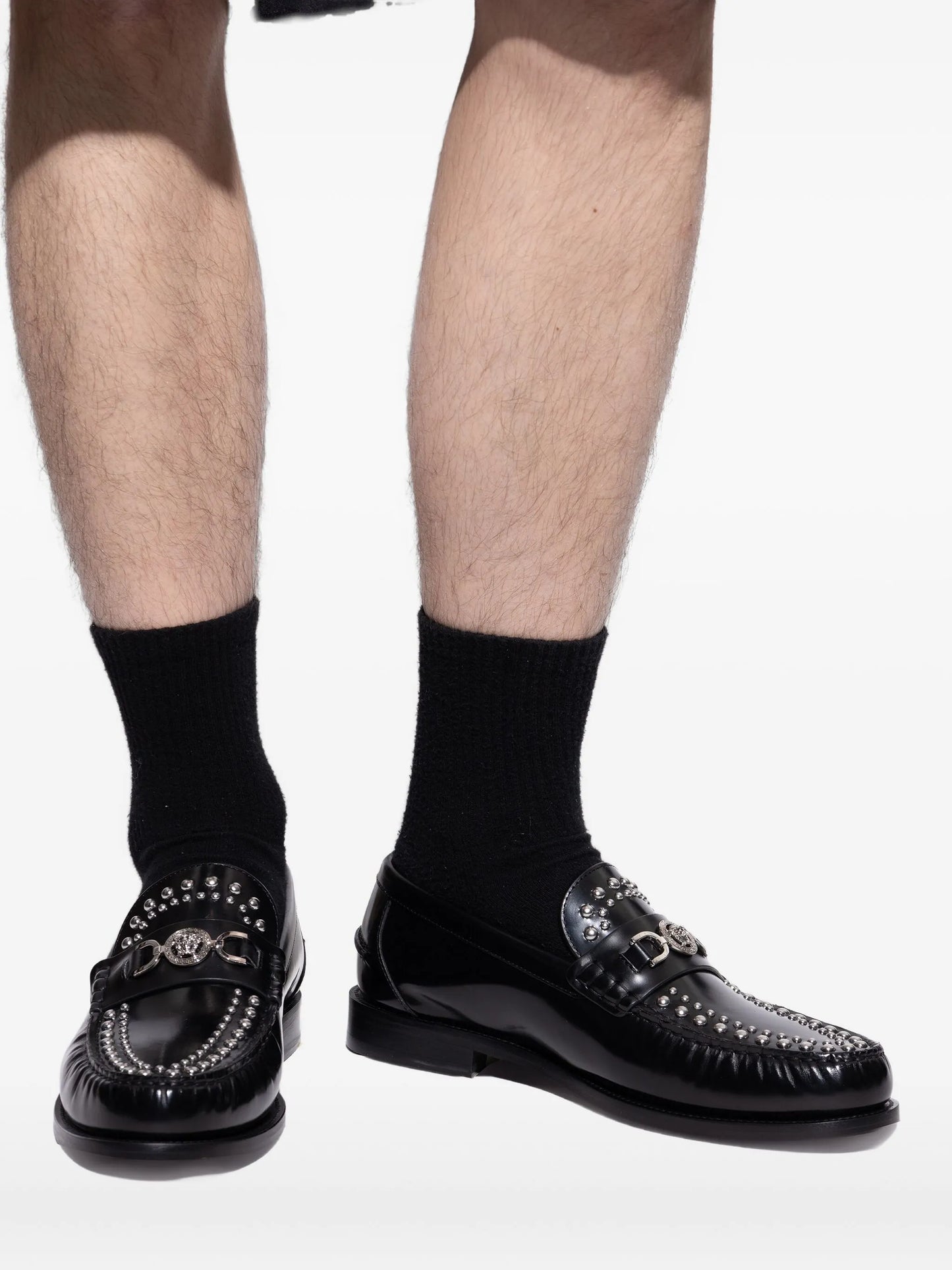 Medusa '95 studded-embellishment loafers