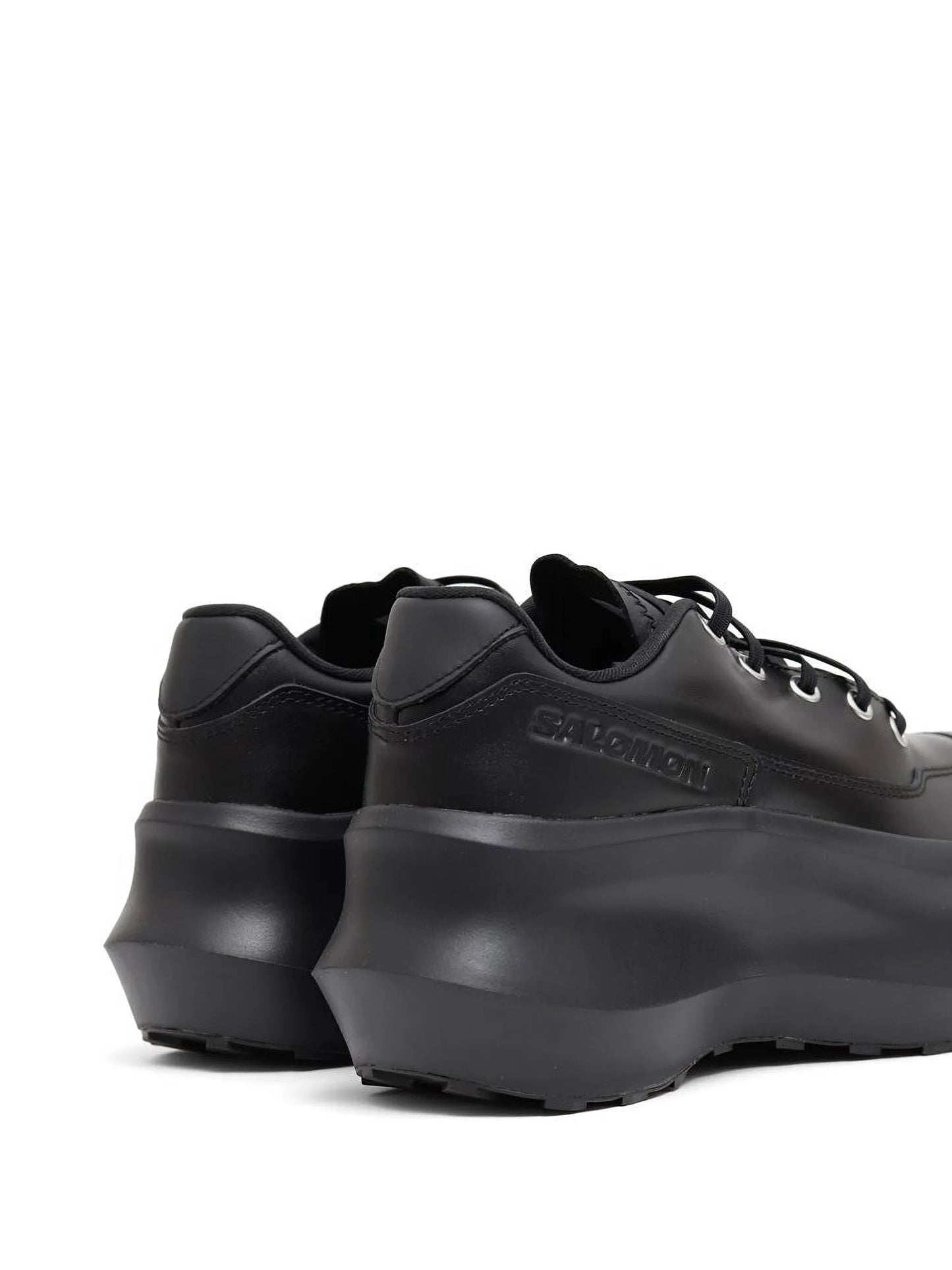 Salomon leather platform sneakers