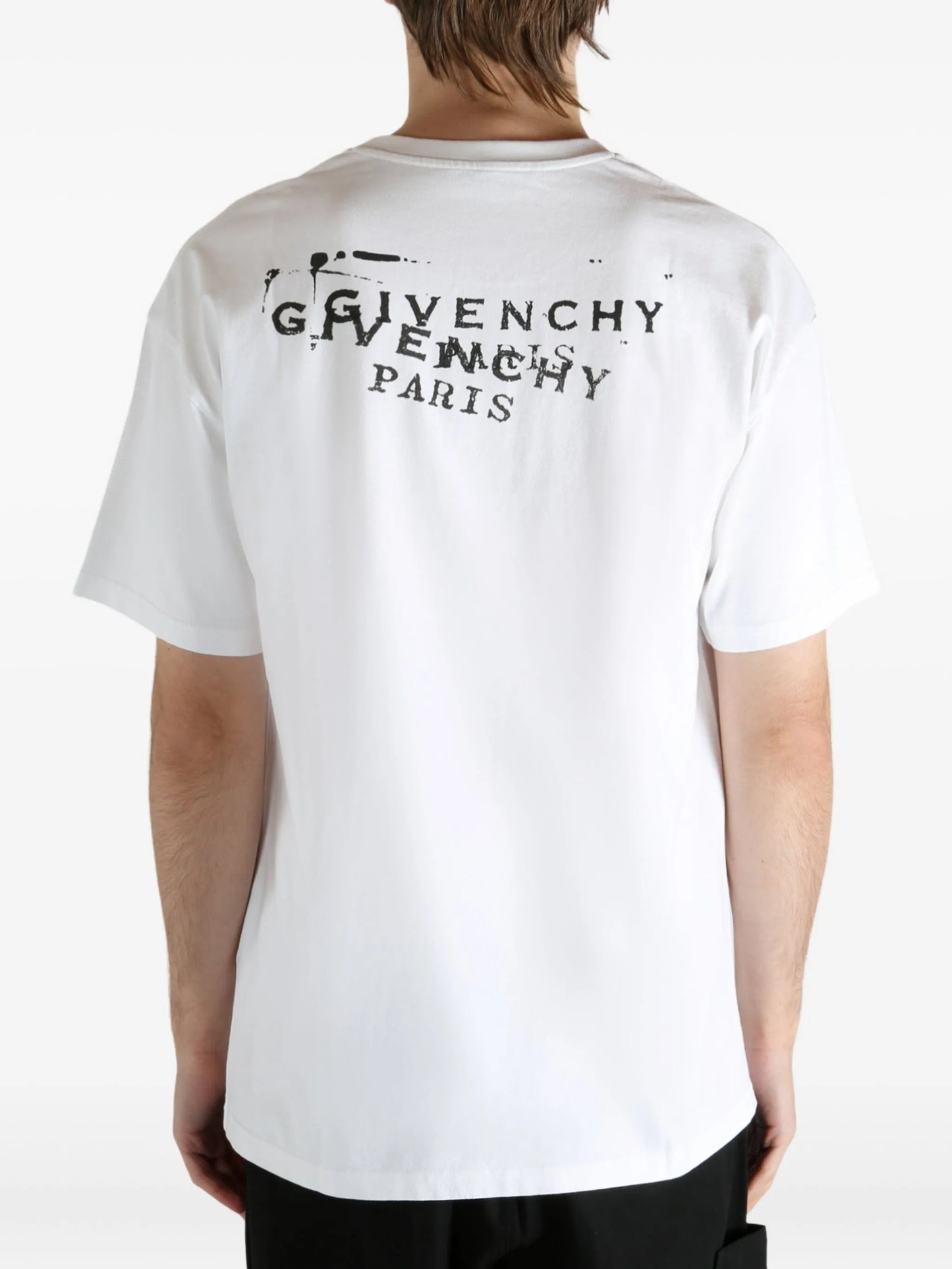 stamp-print T-shirt