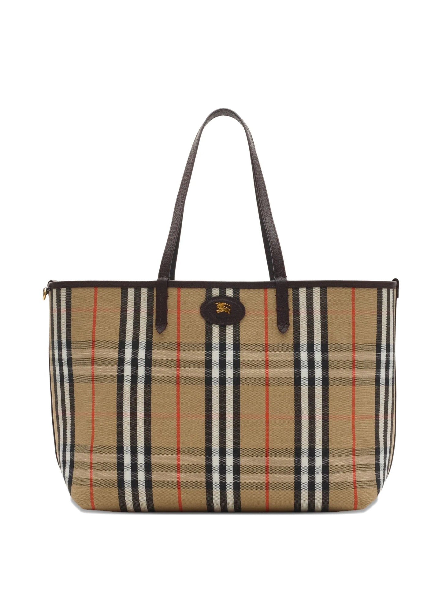 medium Bloomsbury reversible checked tote bag