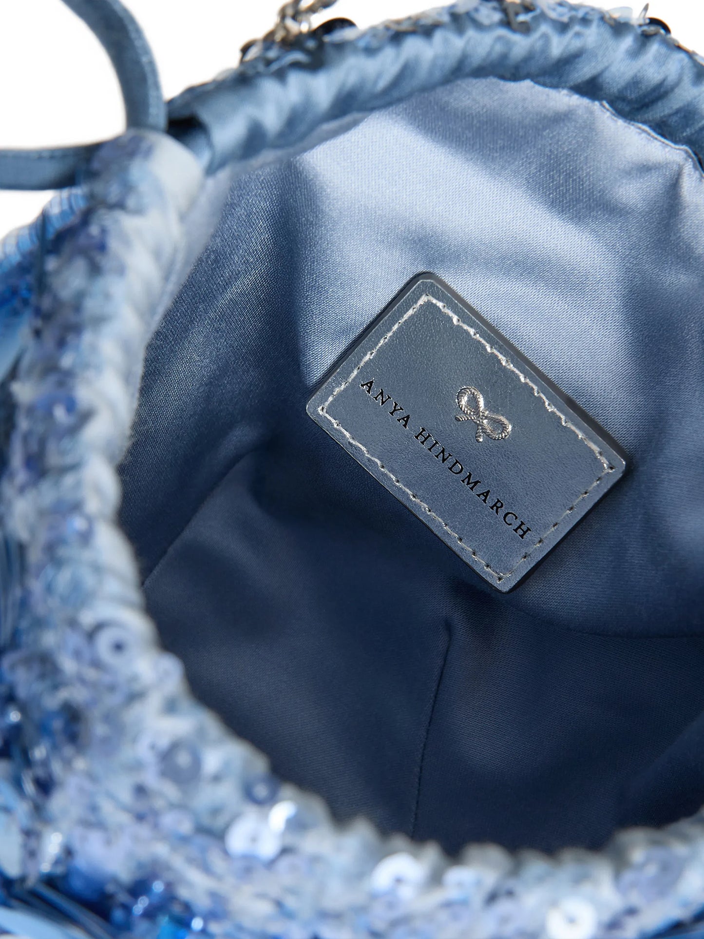 sequin-embellished blowfish cross body bag