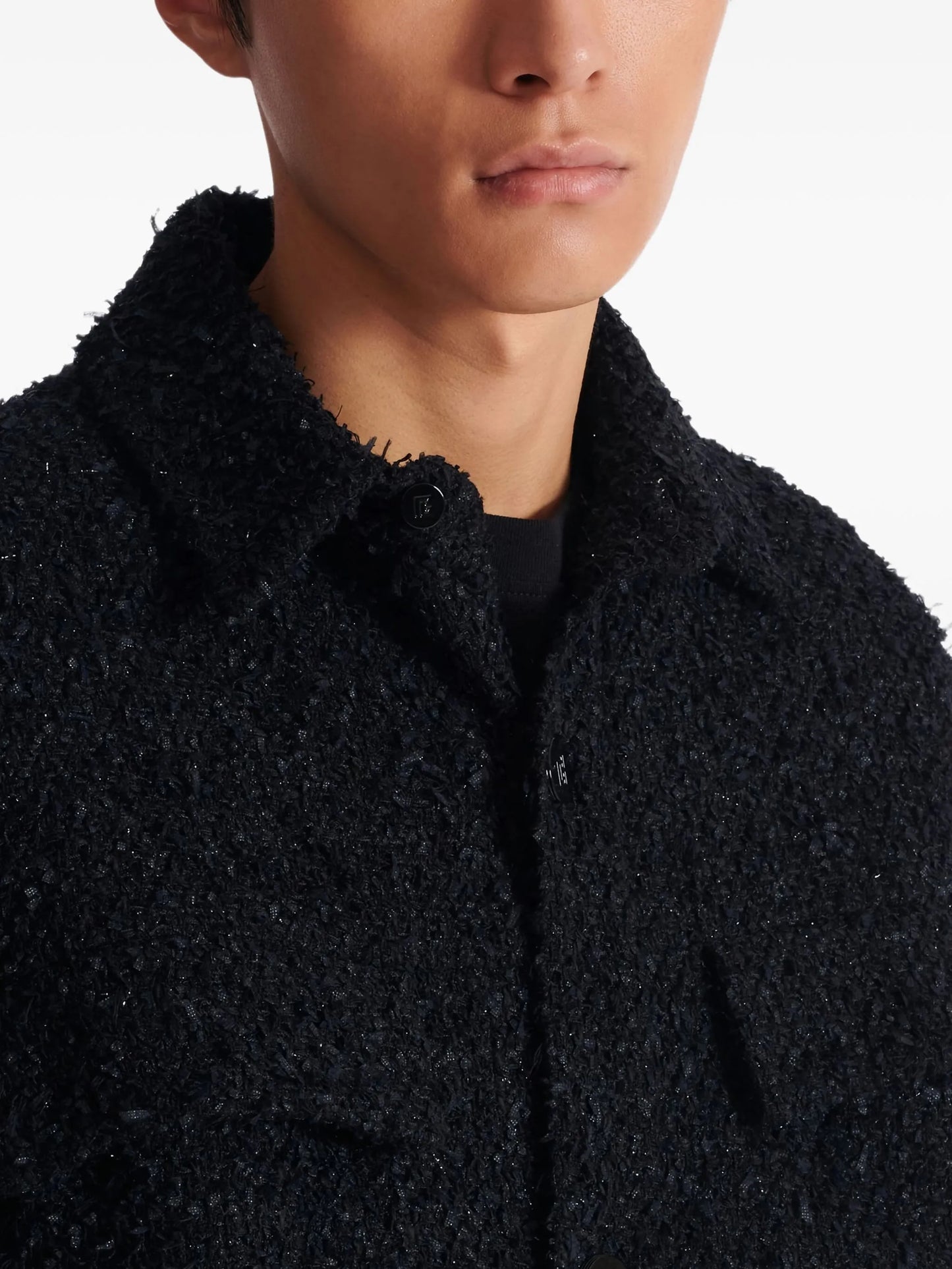 tweed shirt jacket
