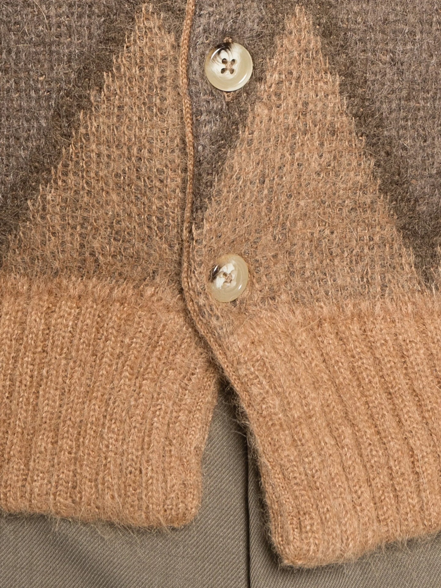 Chevy geometric-pattern cardigan