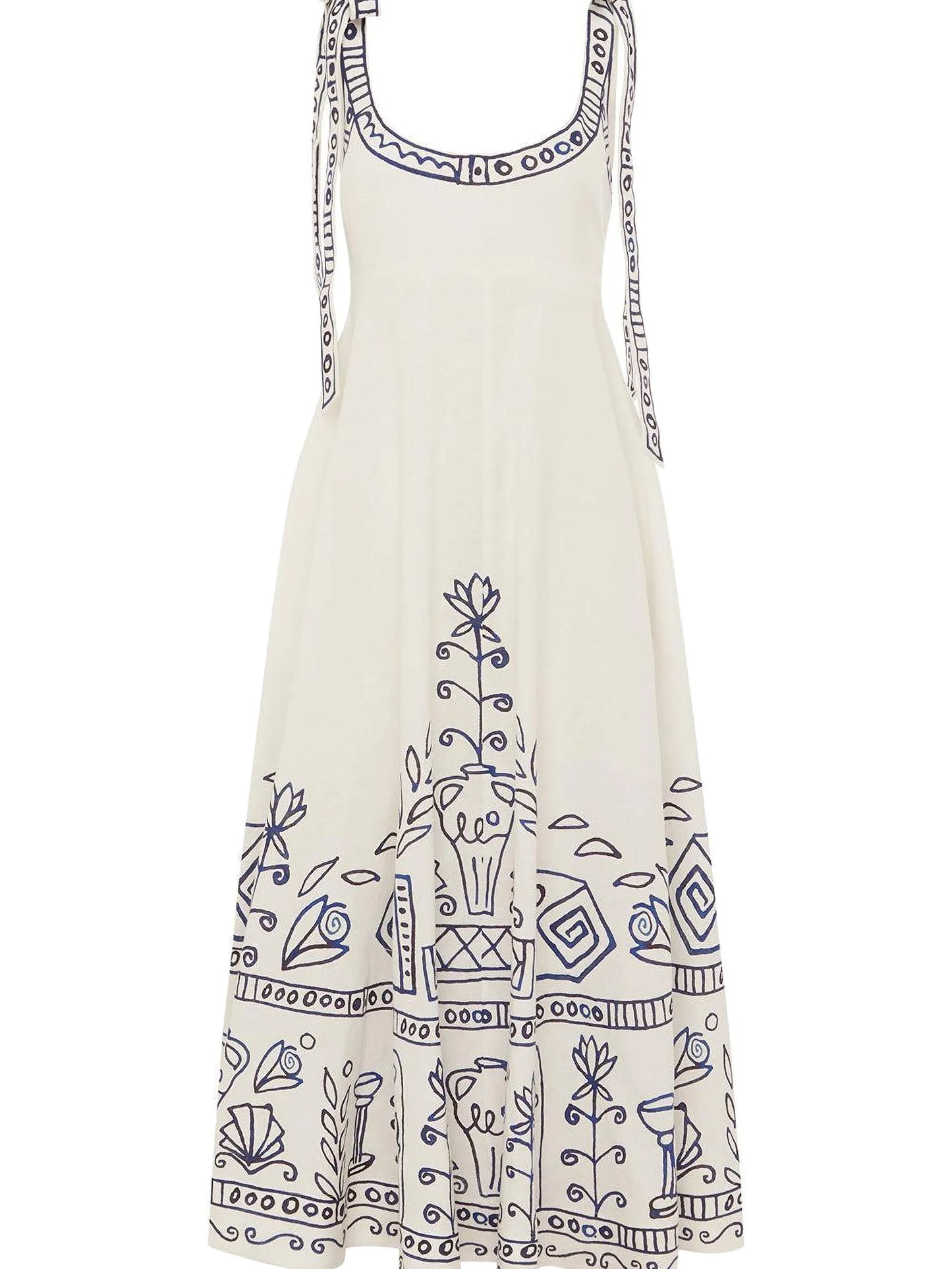 x LRNCE Leela midi dress