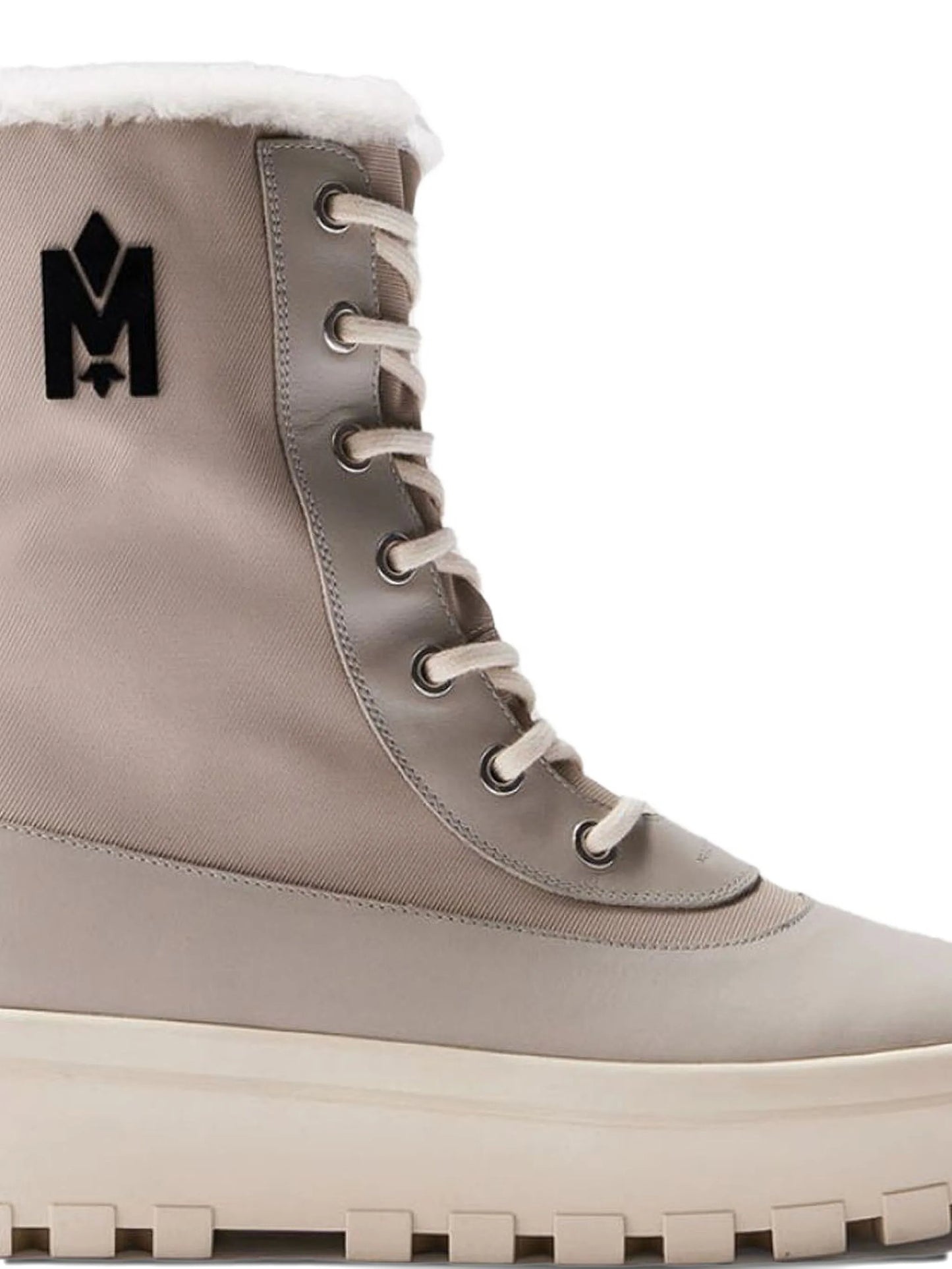 Hero logo-embellishment lace-up boots