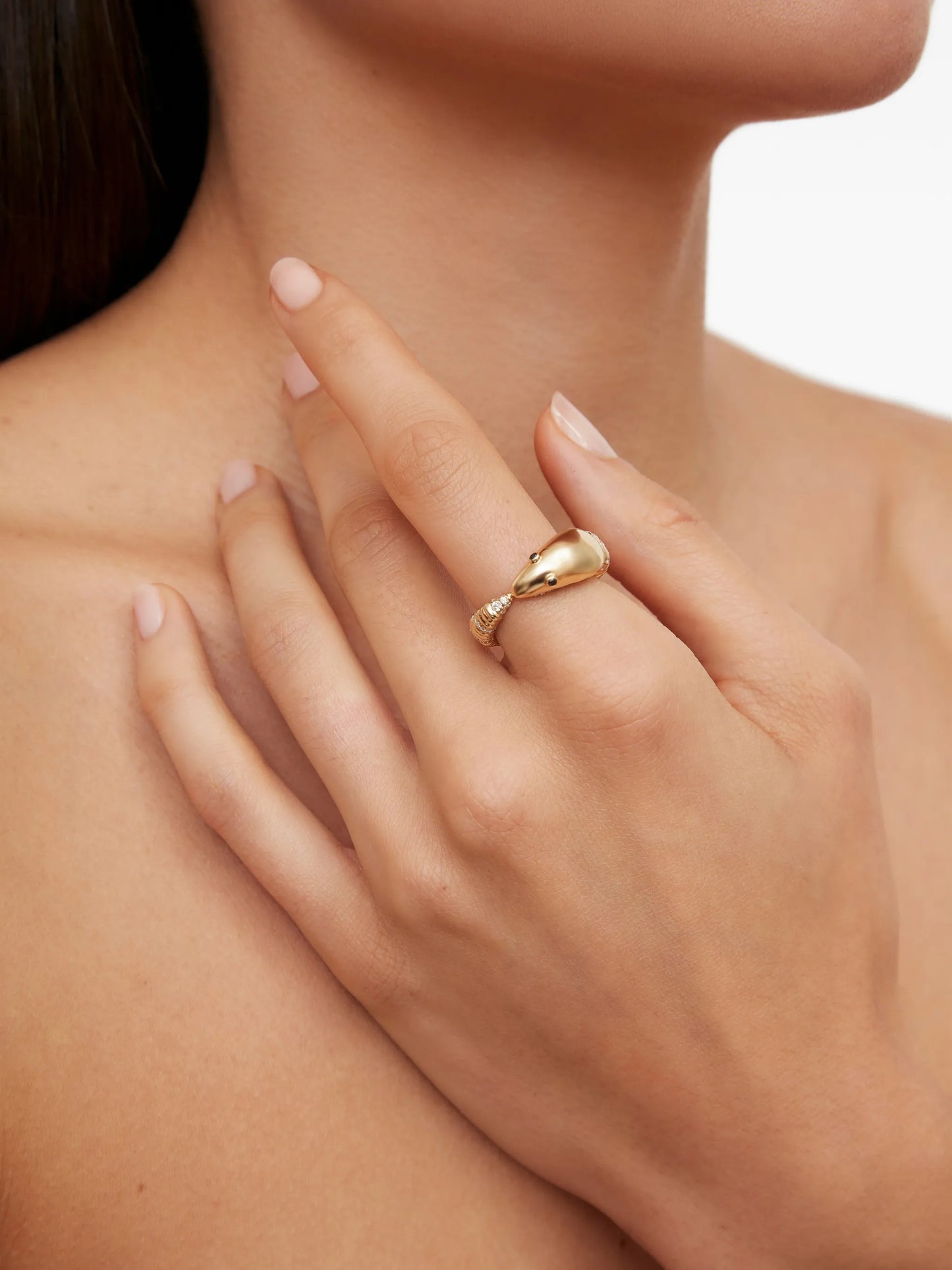 Crayfish diamond ring