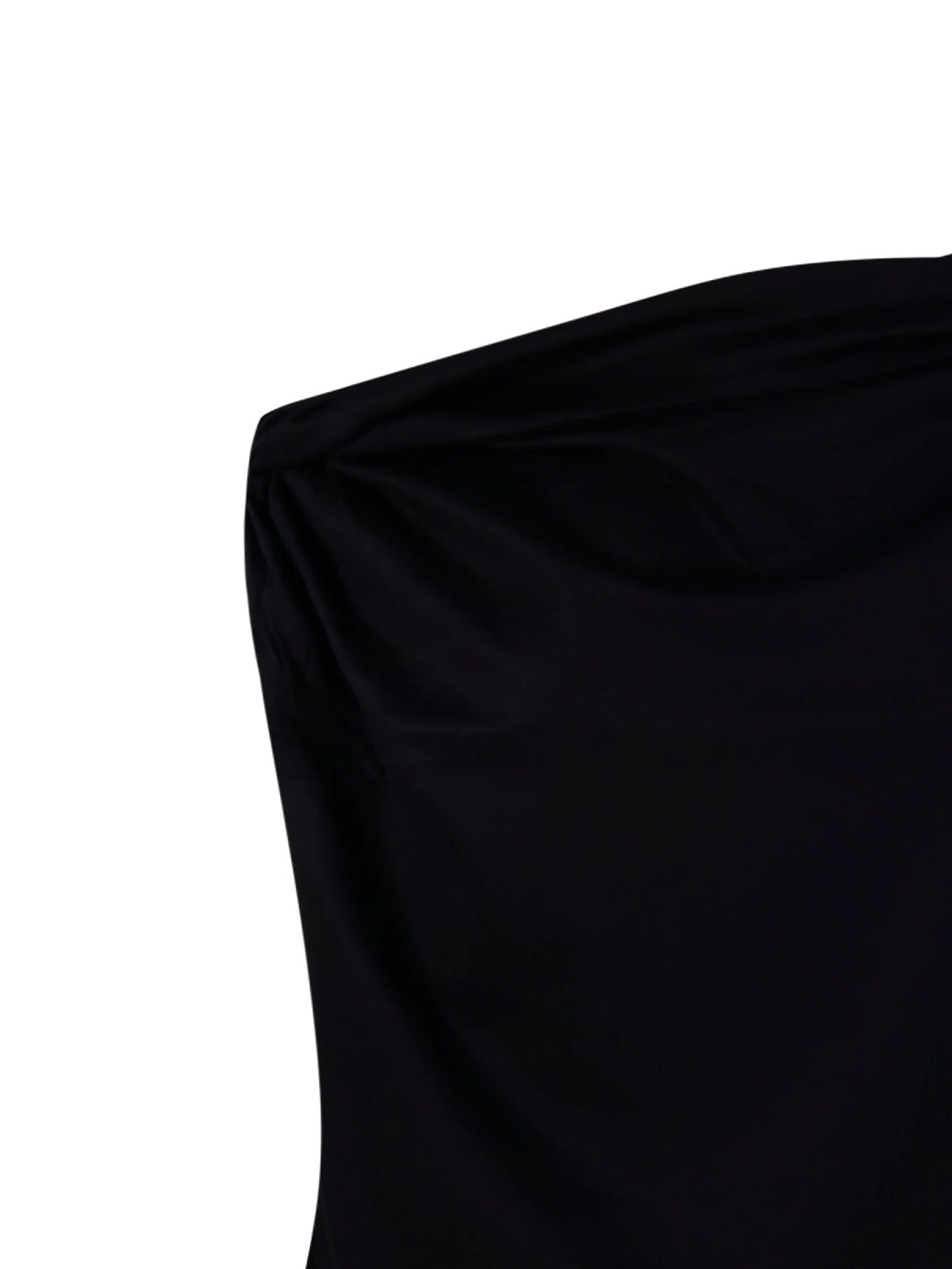 asymmetric sculptural top