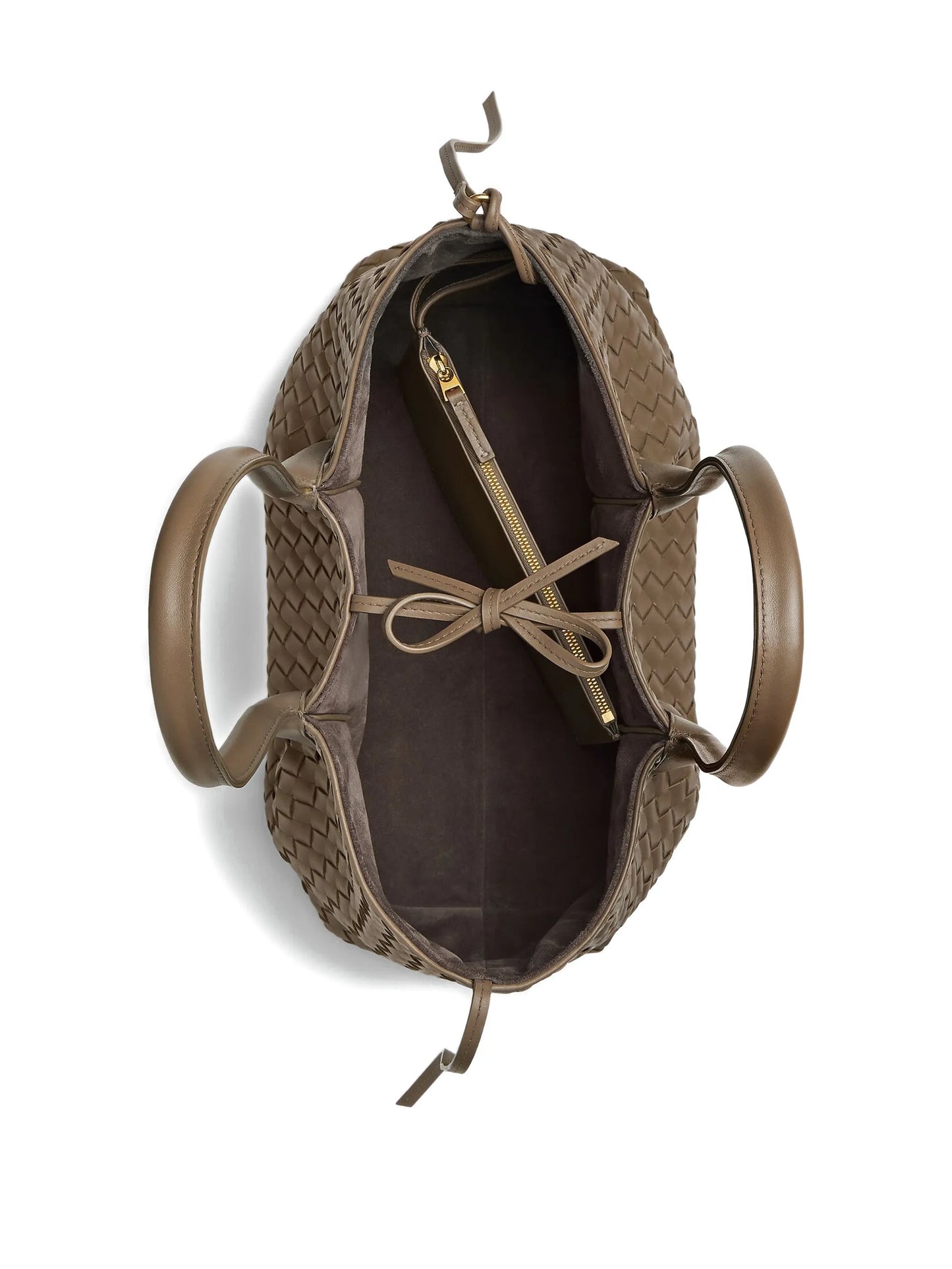 Pinacoteca woven handle tote bag