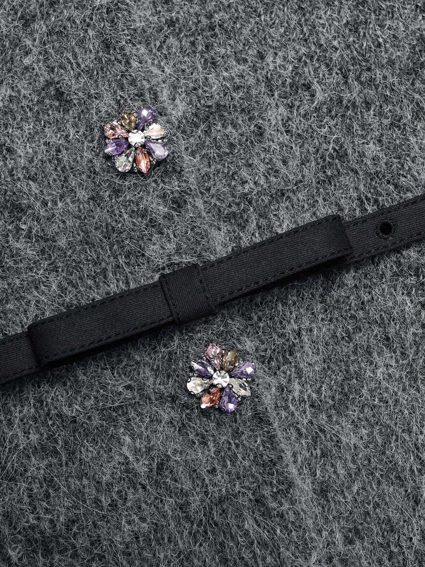 crystal-embellishment cardigan