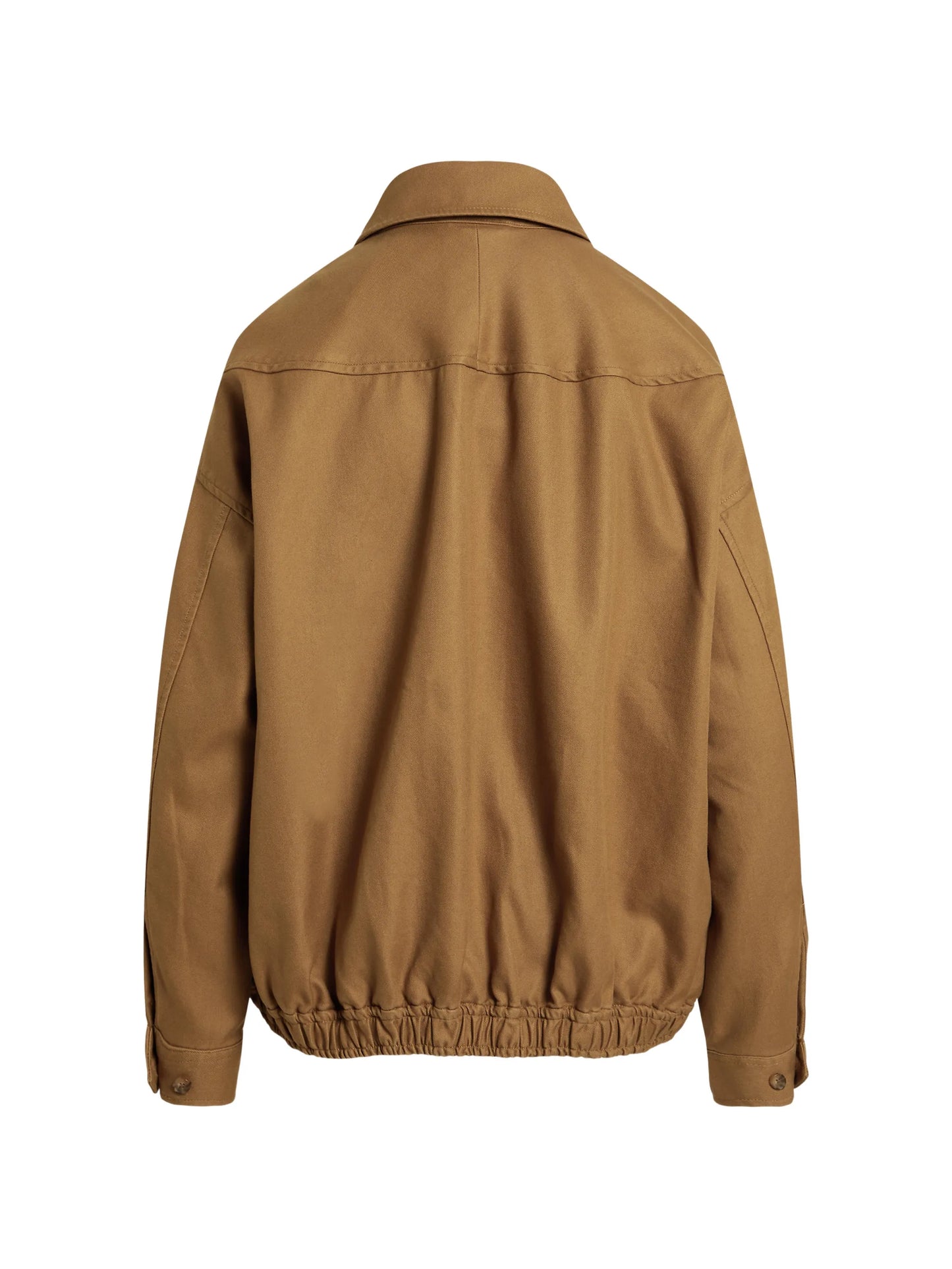 pony-embroidered zip jacket