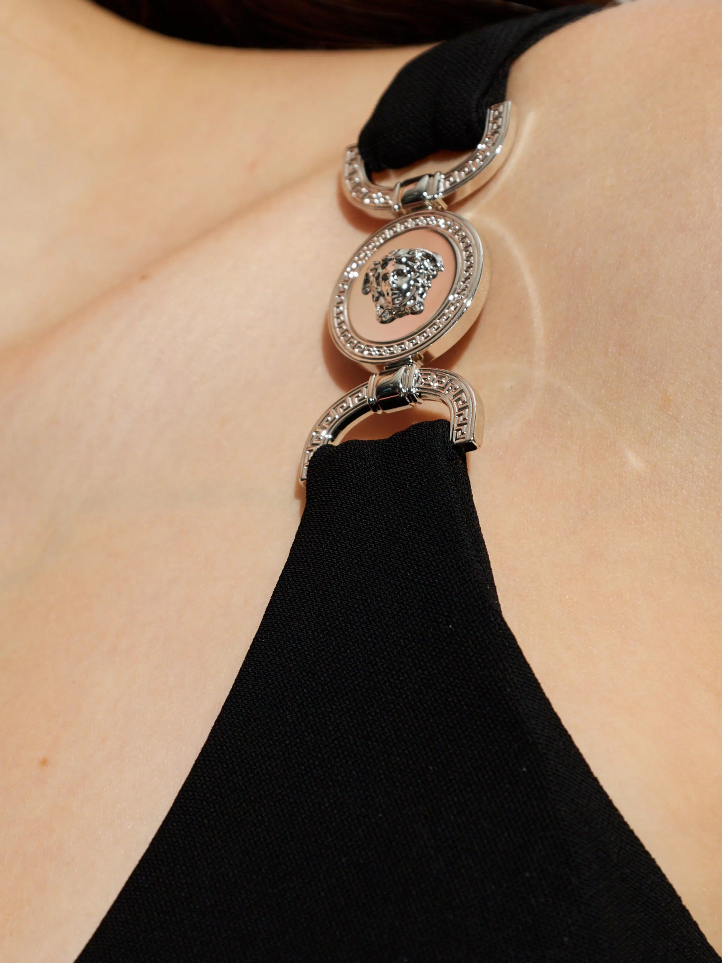 Medusa-detail midi dress