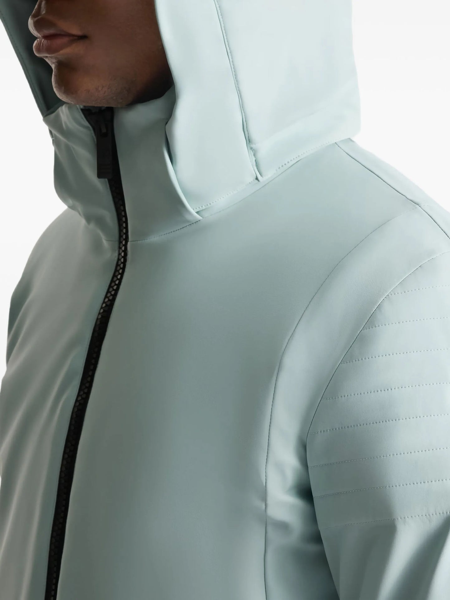 Powder hooded ski jacket