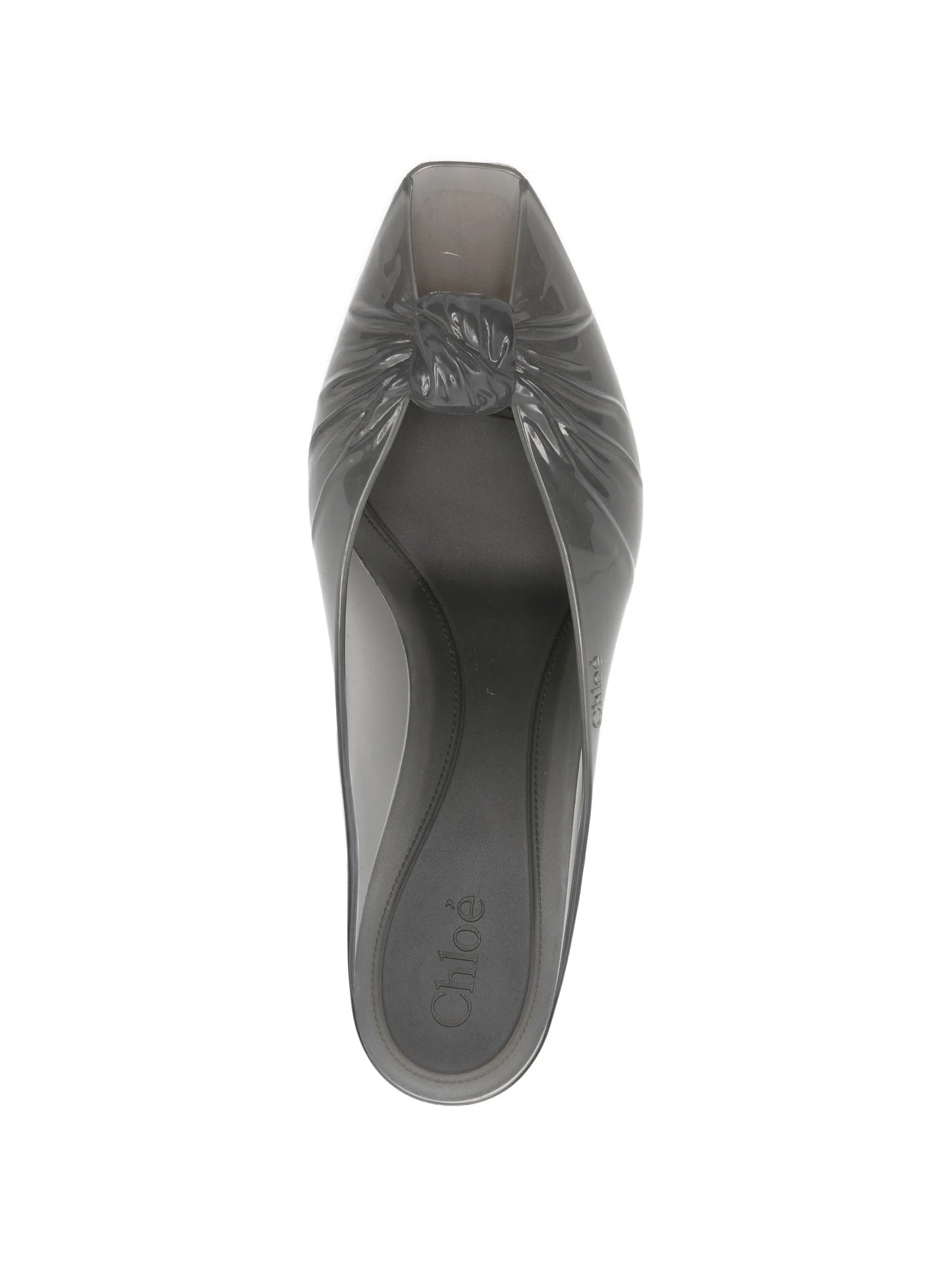 Jelly knot-detail heeled sandals