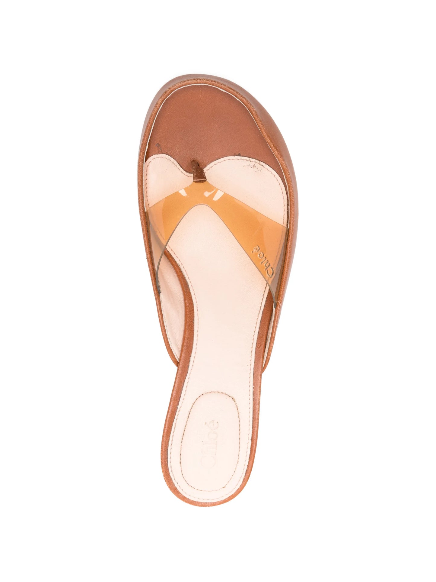Junie transparent-strap heeled sandals