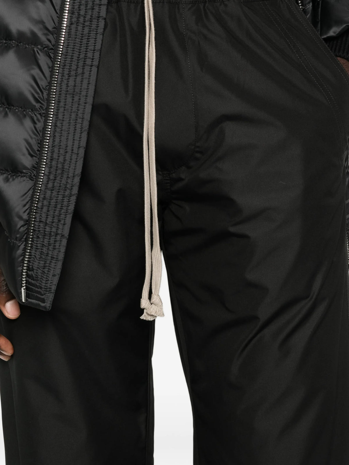 drawstring elasticated trousers