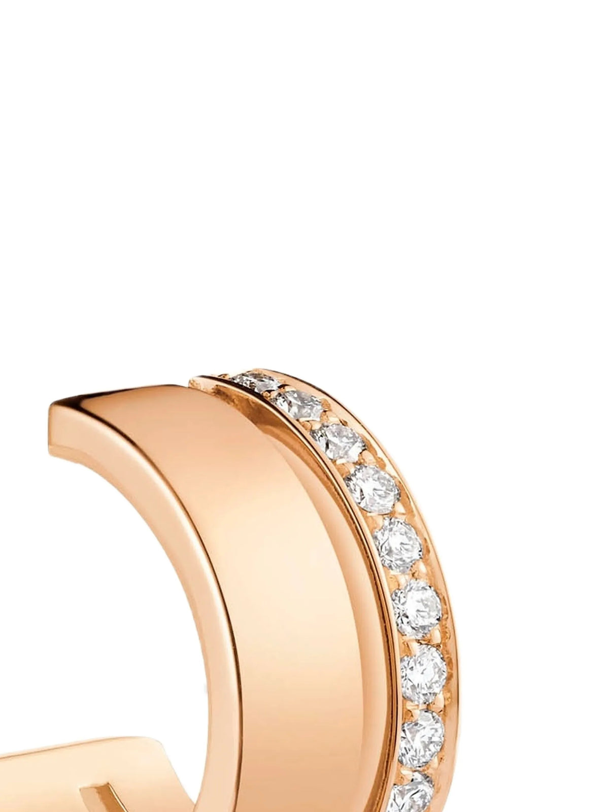 Berbere diamond hoop earrings
