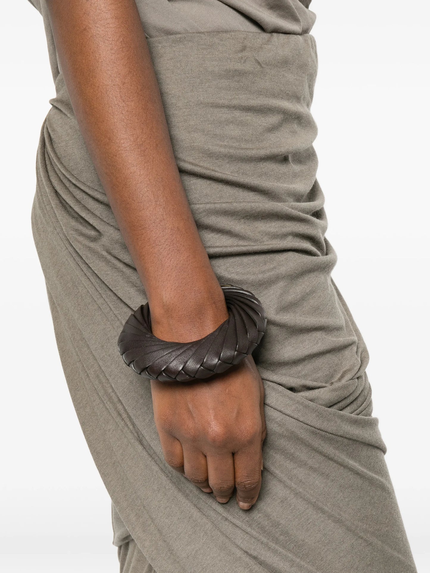 Dia draped-design maxi skirt