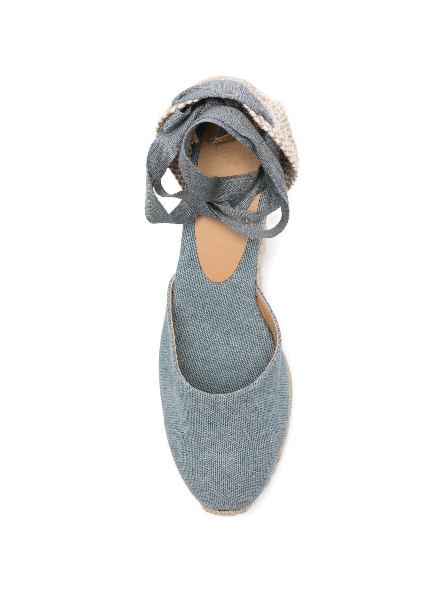 Carina tie-ankle canvas espadrilles