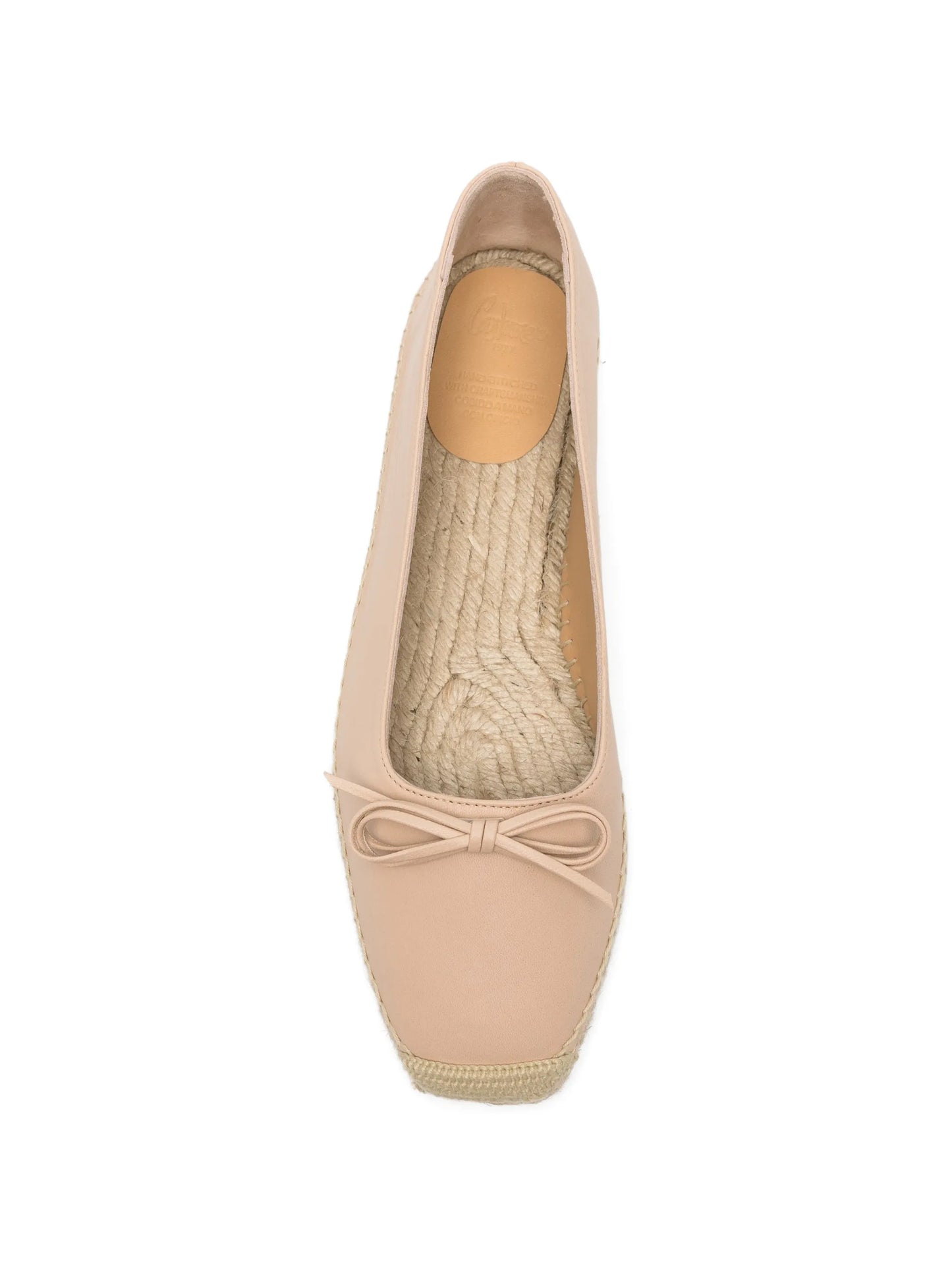 Pax bow leather espadrilles