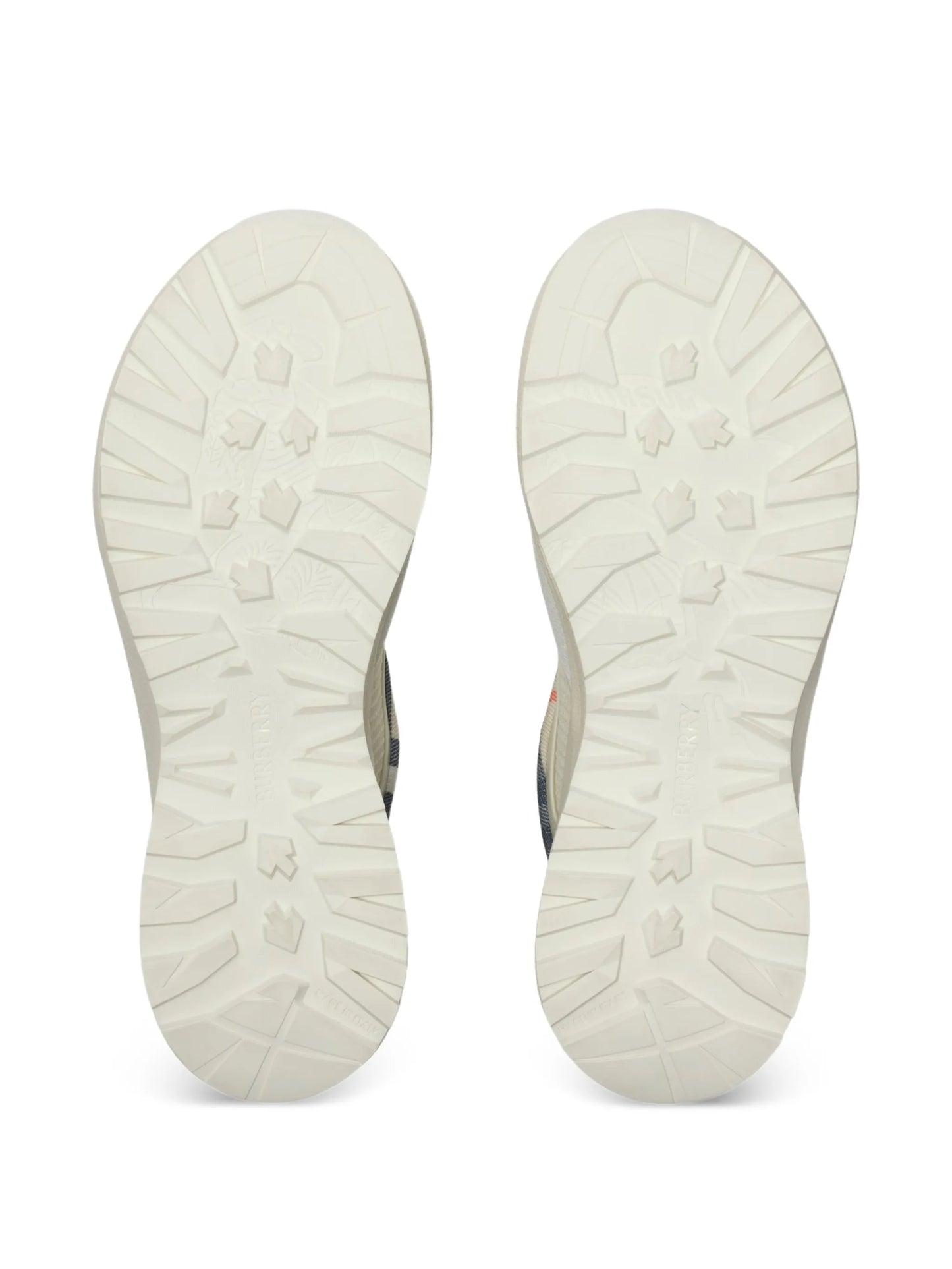 Check mesh sneakers