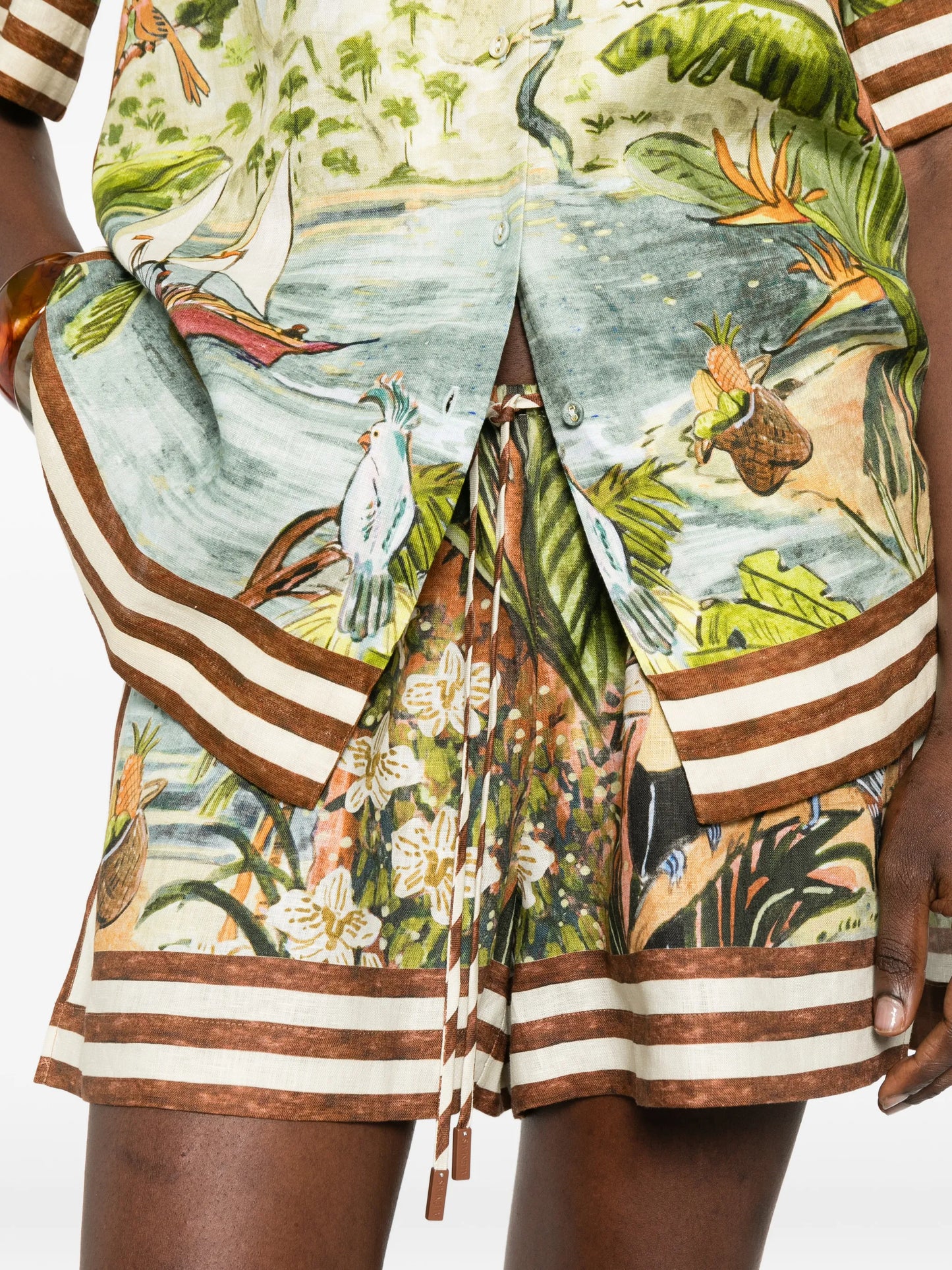 Toucan Tango print shorts