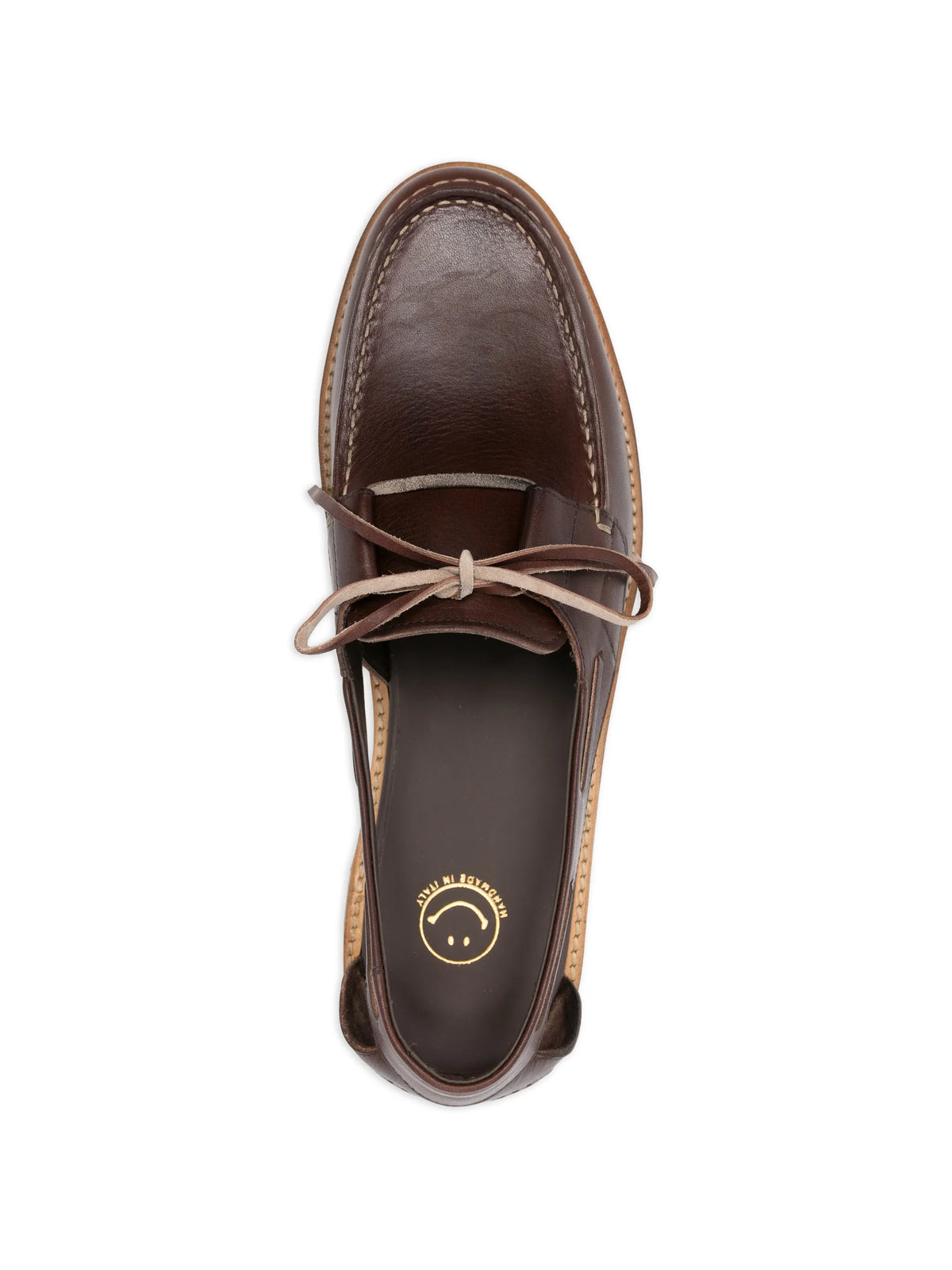 Barolo boat sandals maple brown