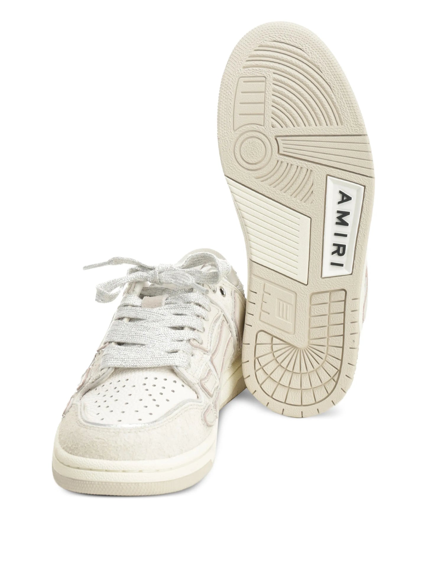 glitter Skel top low sneakers