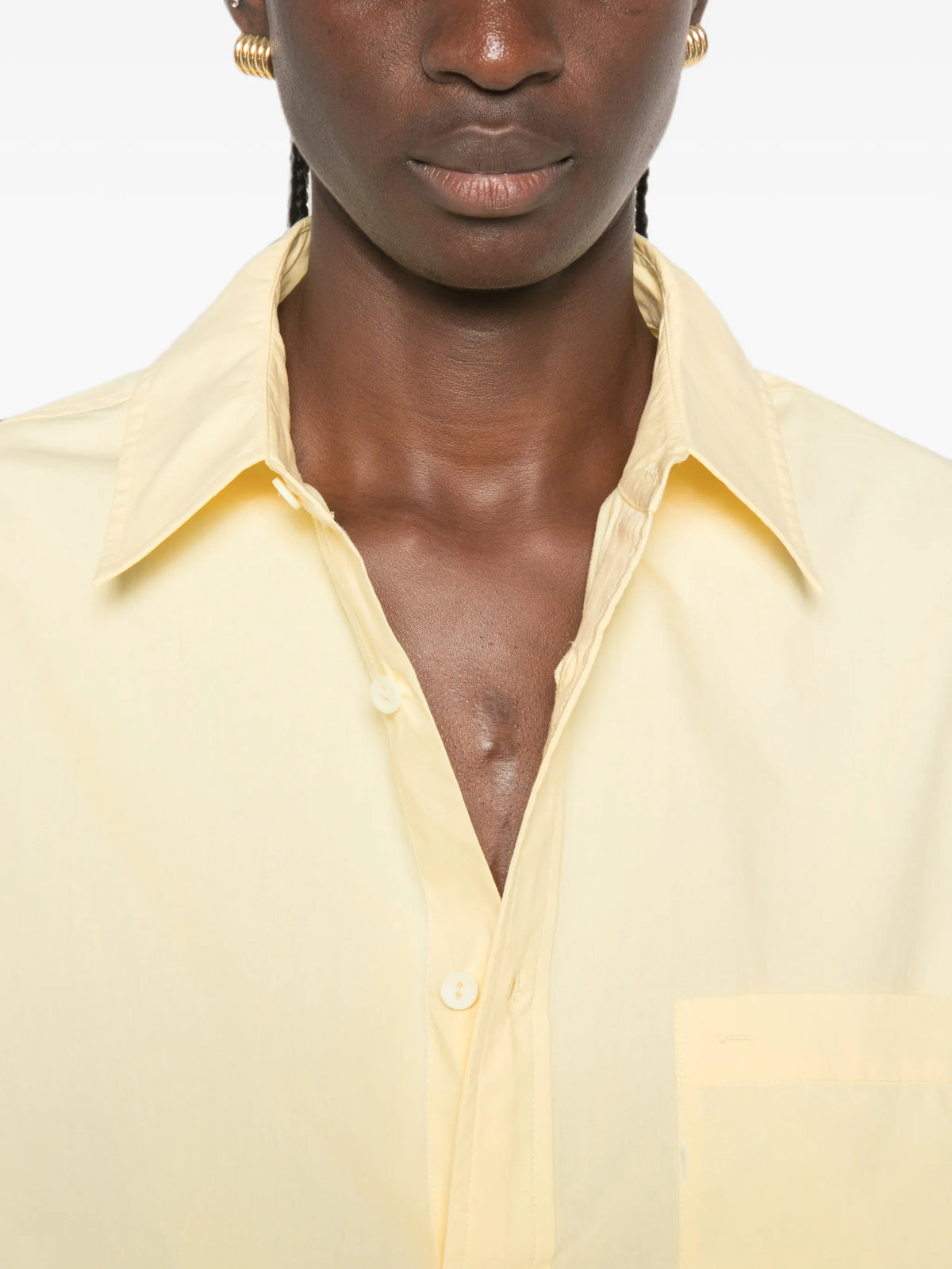 long-sleeve button-down shirt