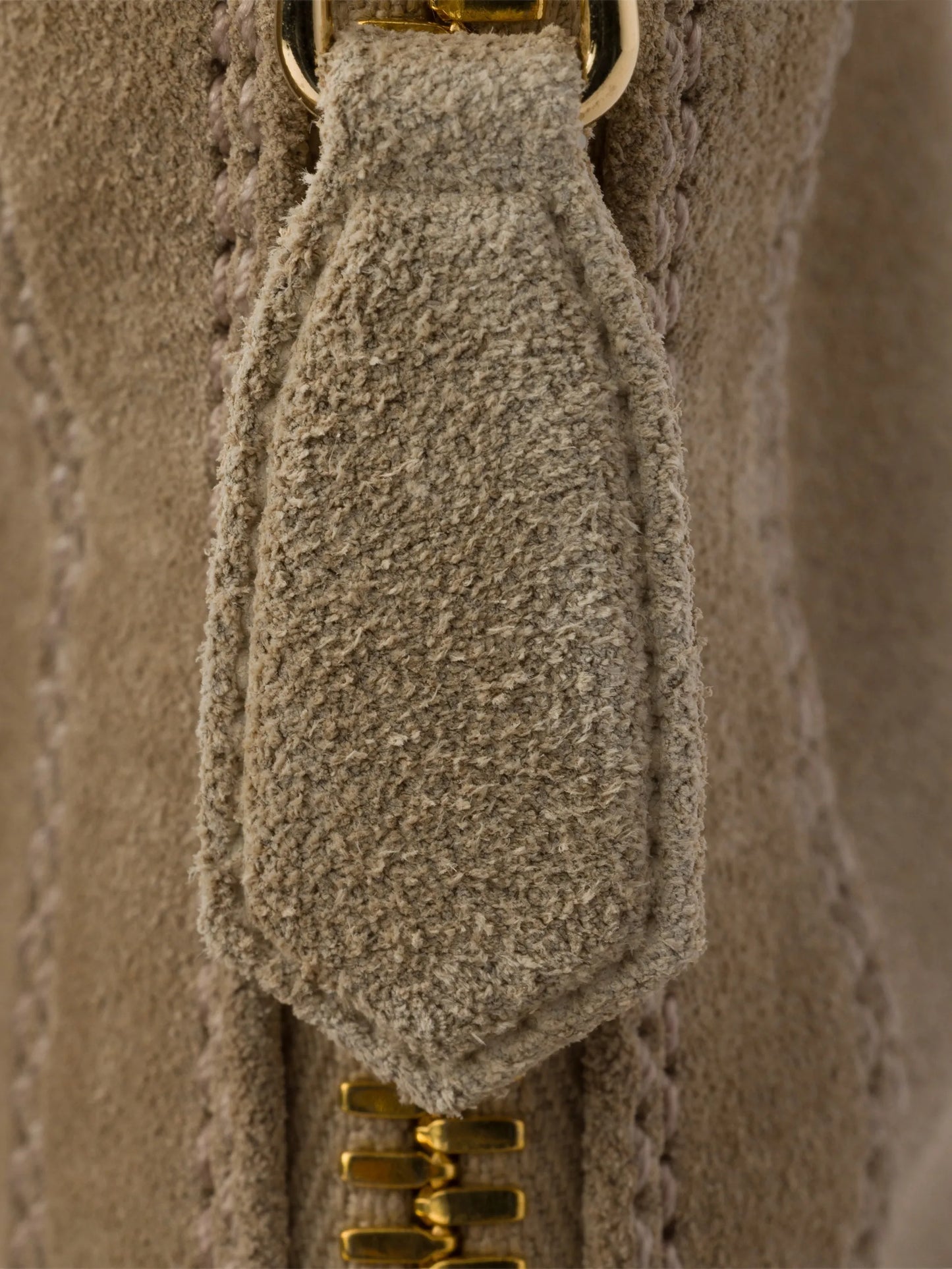 suede booties with zip
