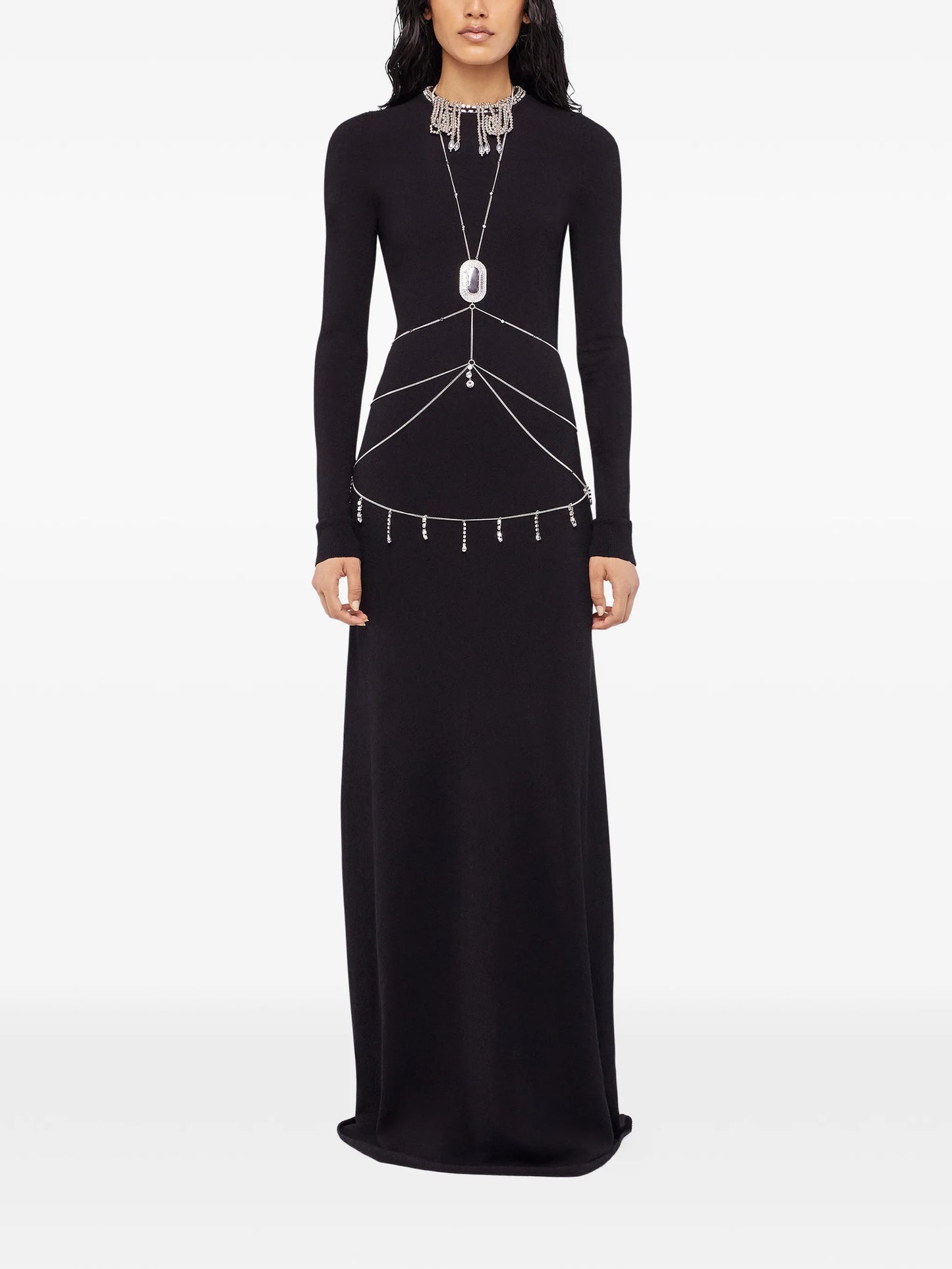 pendant-embellishment body chain