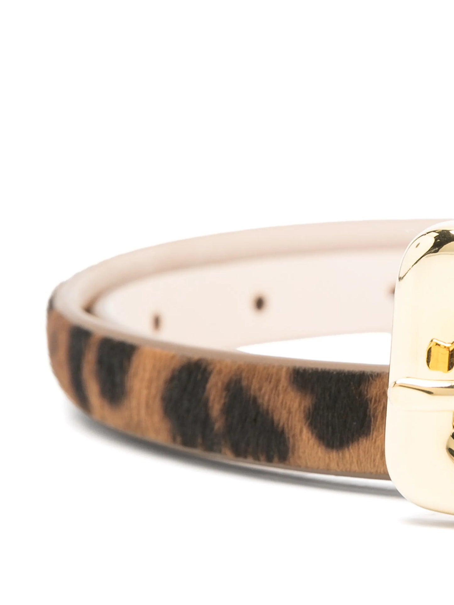 Mara jaguar-print buckled belt