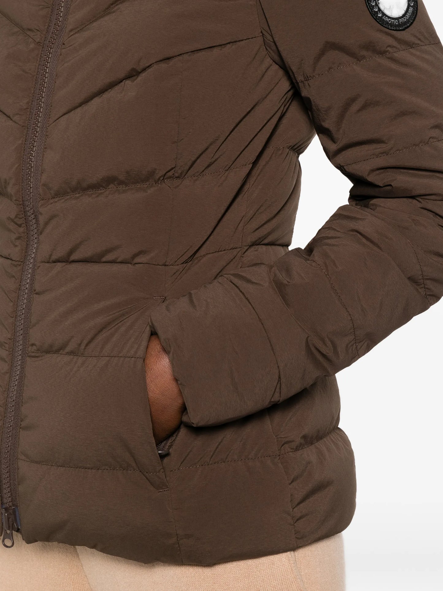 Clair padded hooded jacket