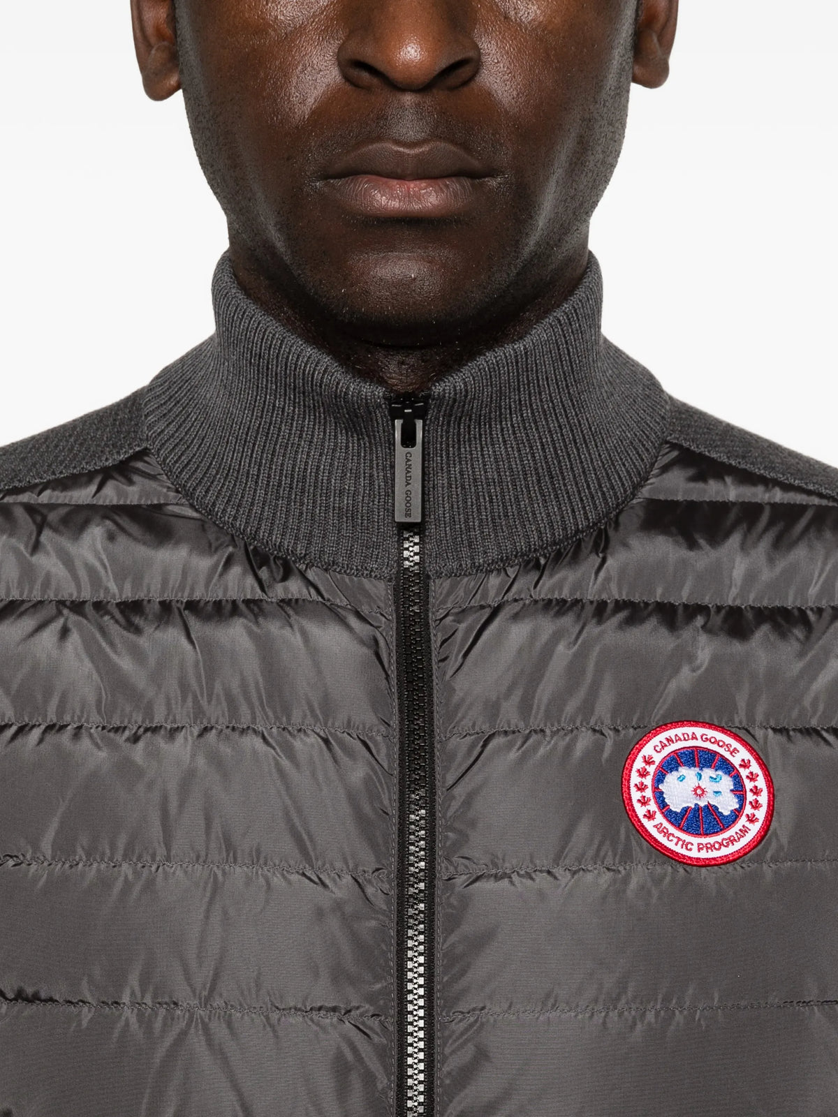 HyBridge quilted knit vest