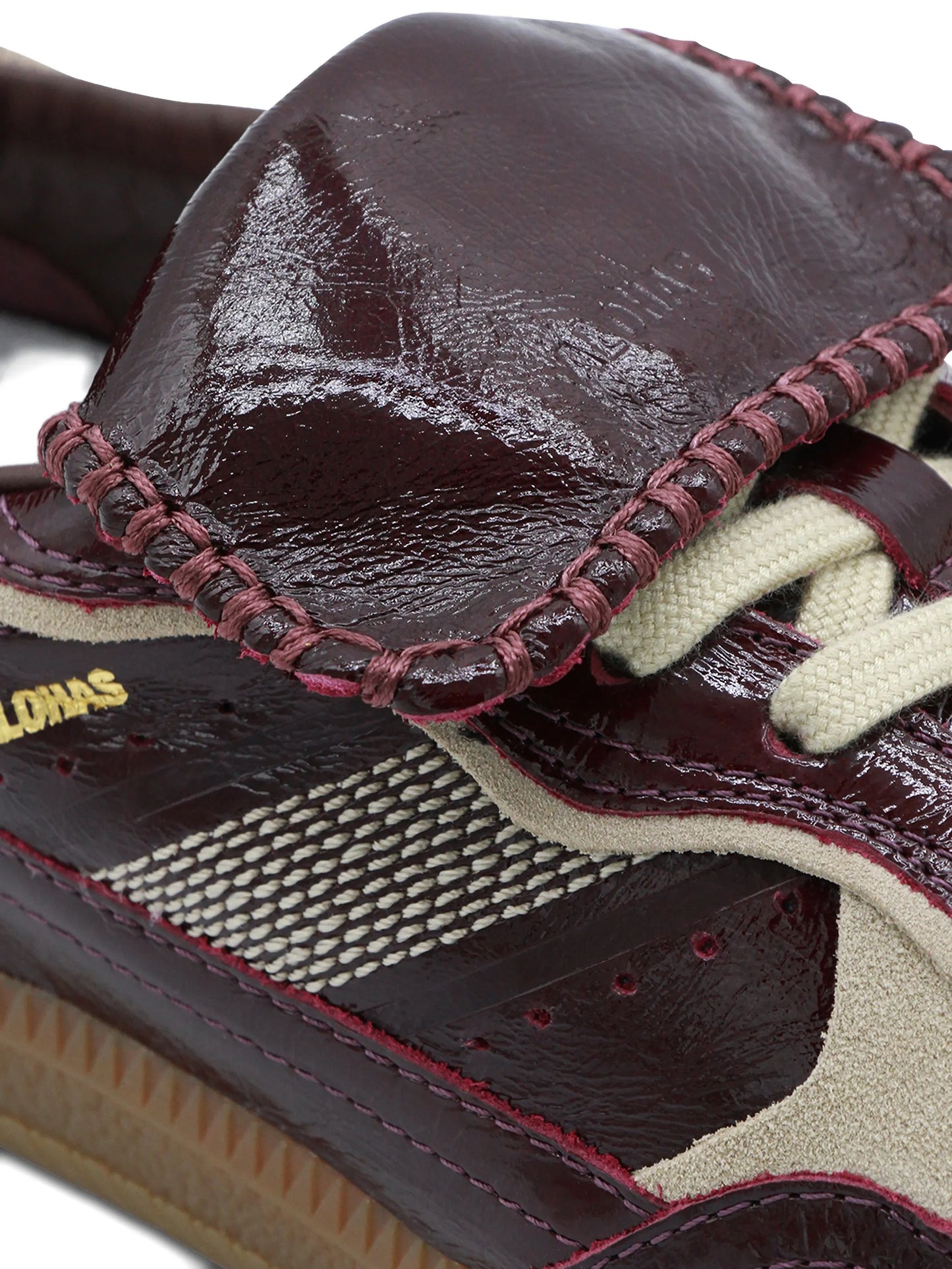 Tb.490 club patent leather sneakers