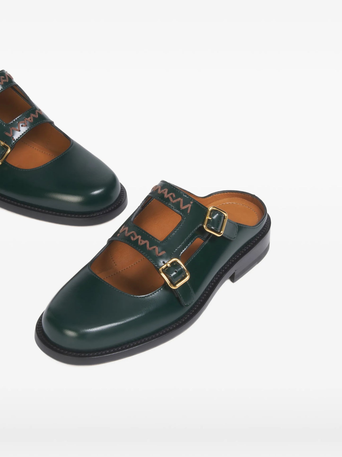 Bambi 3.0 buckle leather loafers