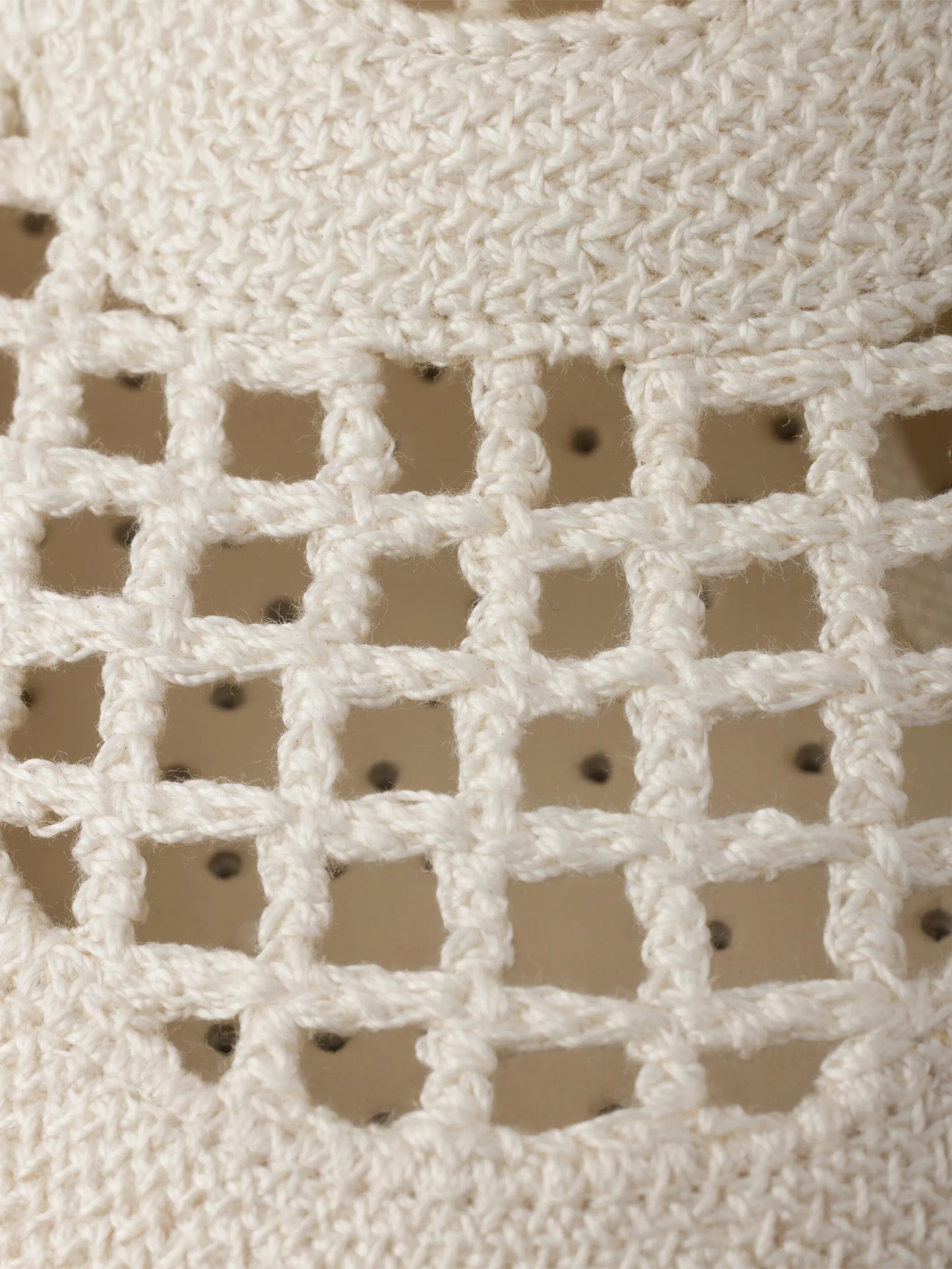 crochet round-toe lace-up sneakers