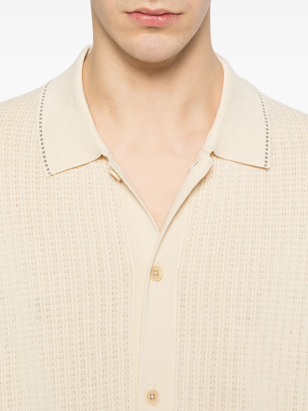 Nalo buttoned polo shirt