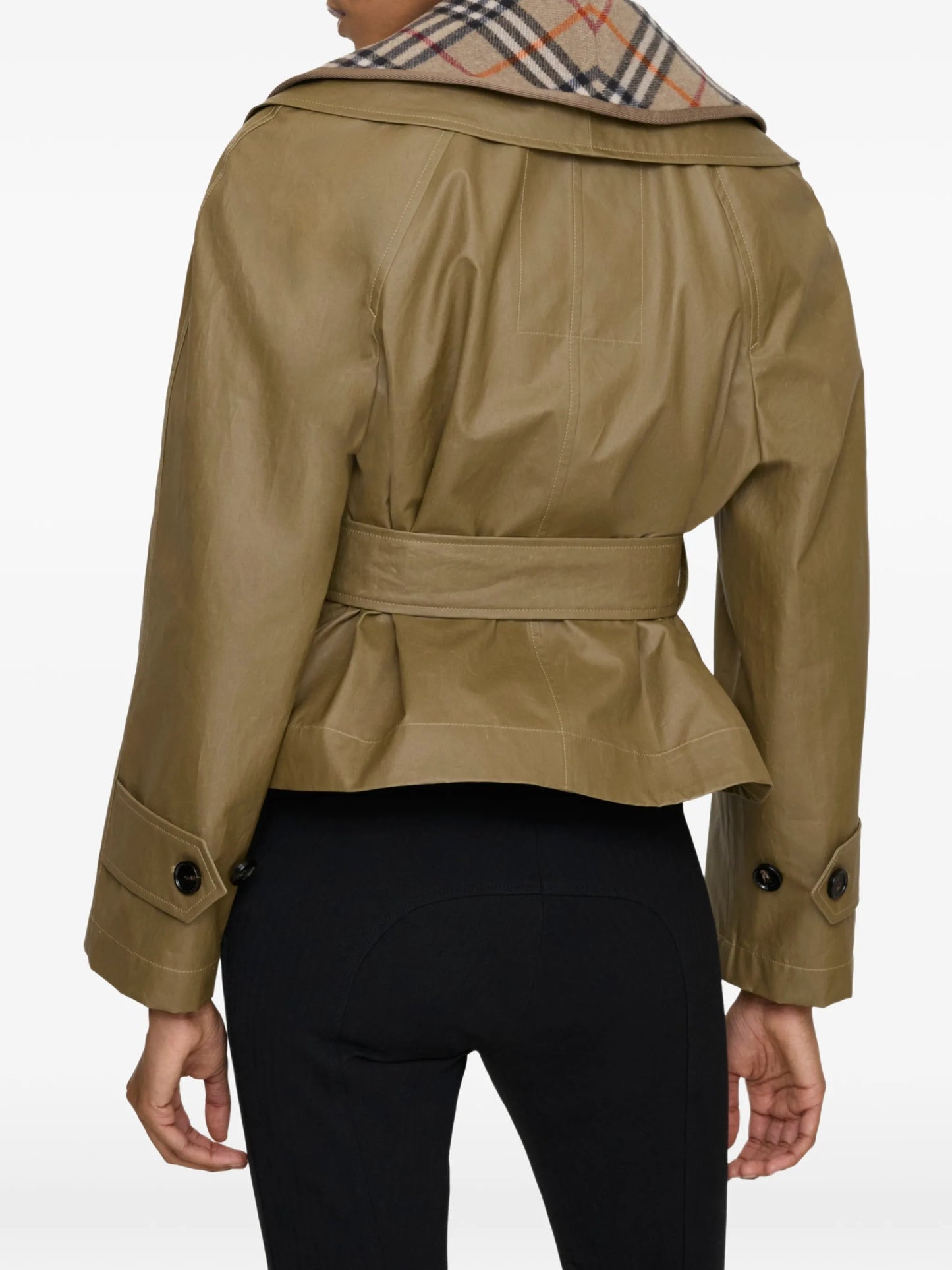 check-warmer jacket