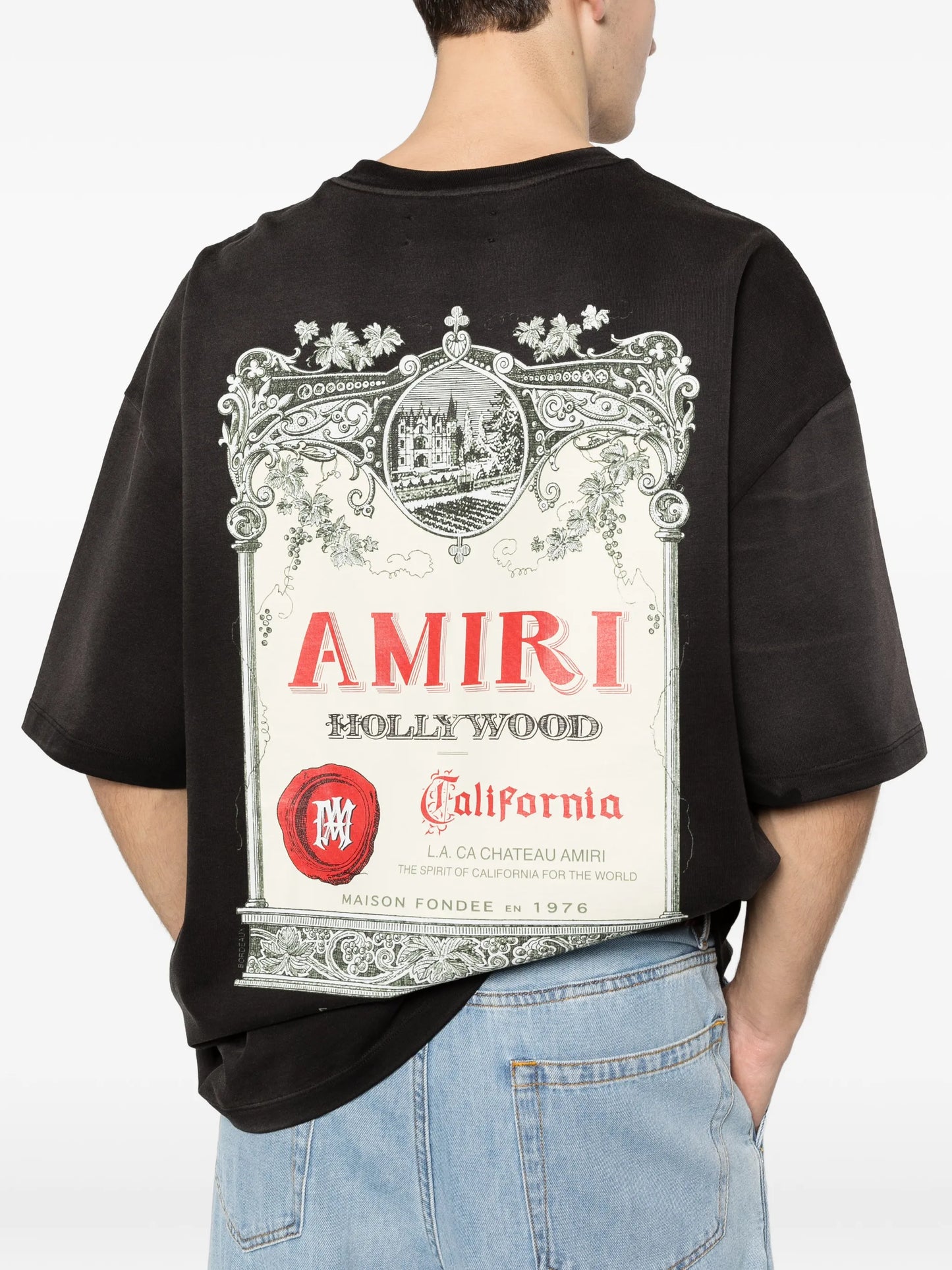 Chateau stamp oversized T-shirt