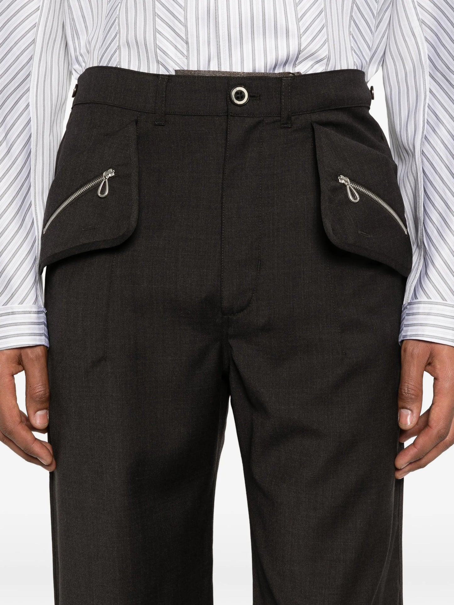 Komlo zipped wool trousers