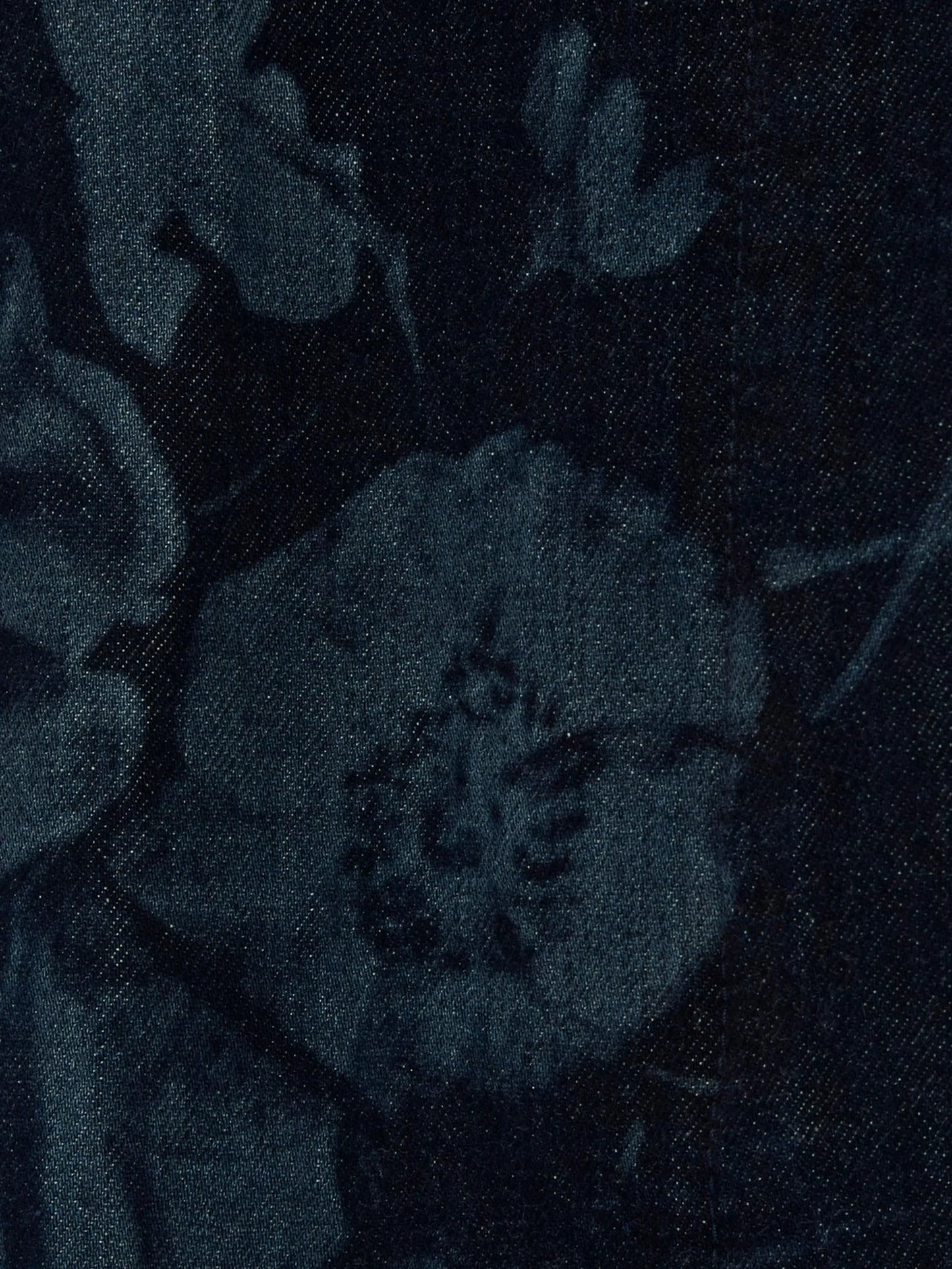 floral-print coat