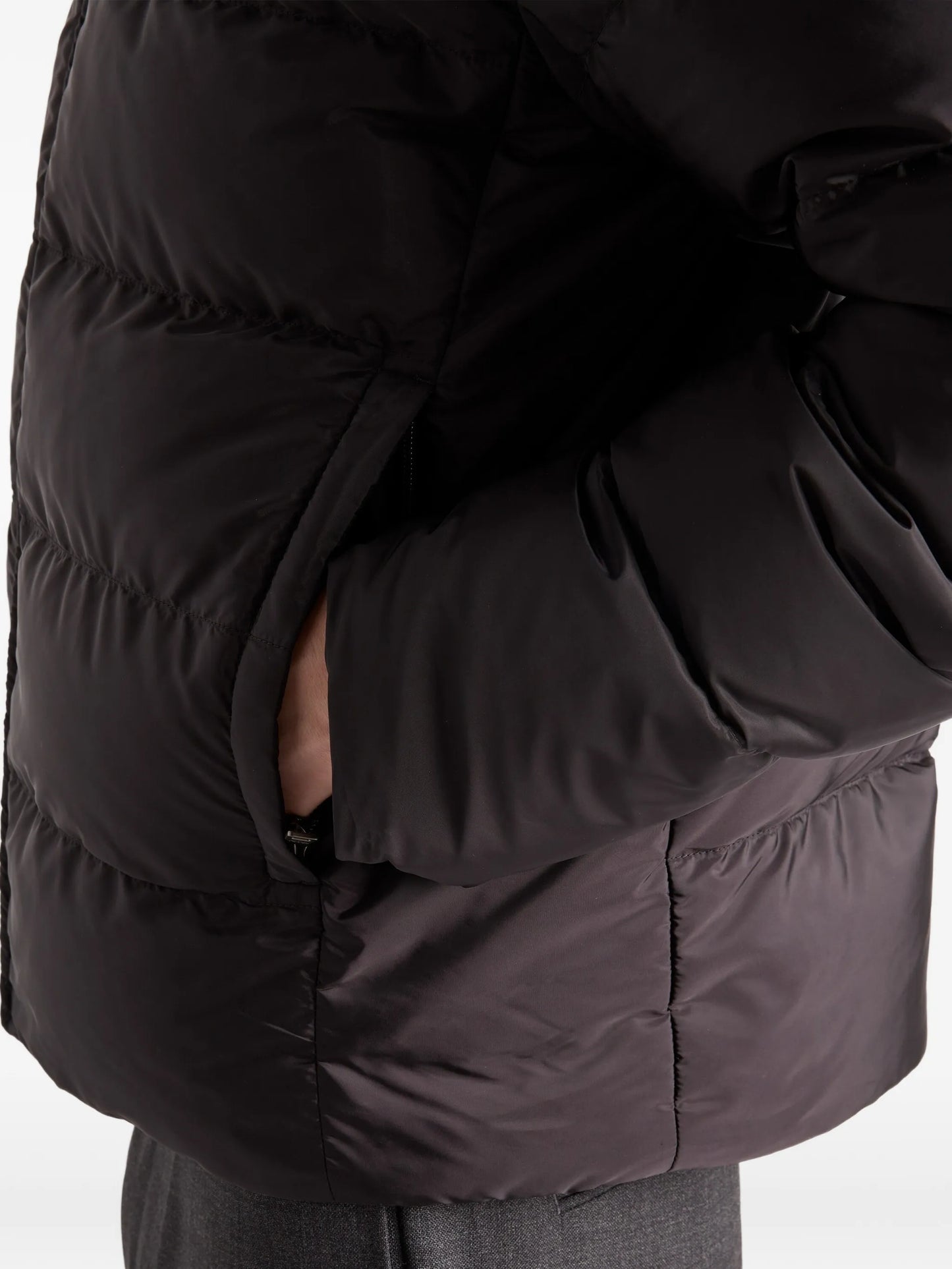 stand-up collar padded jacket