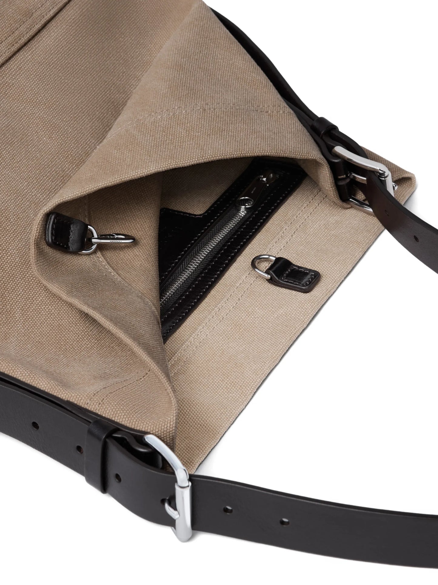 small belted tote bag
