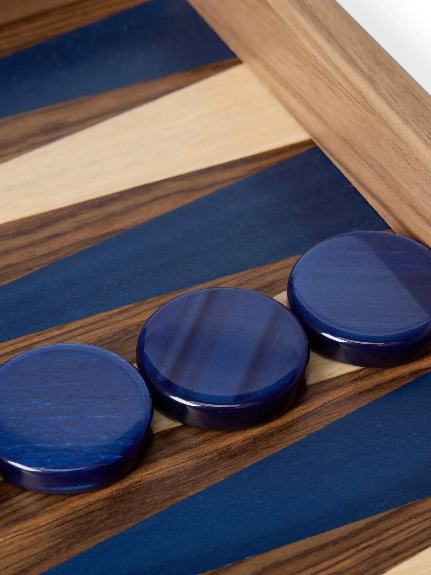 Milos wood backgammon set