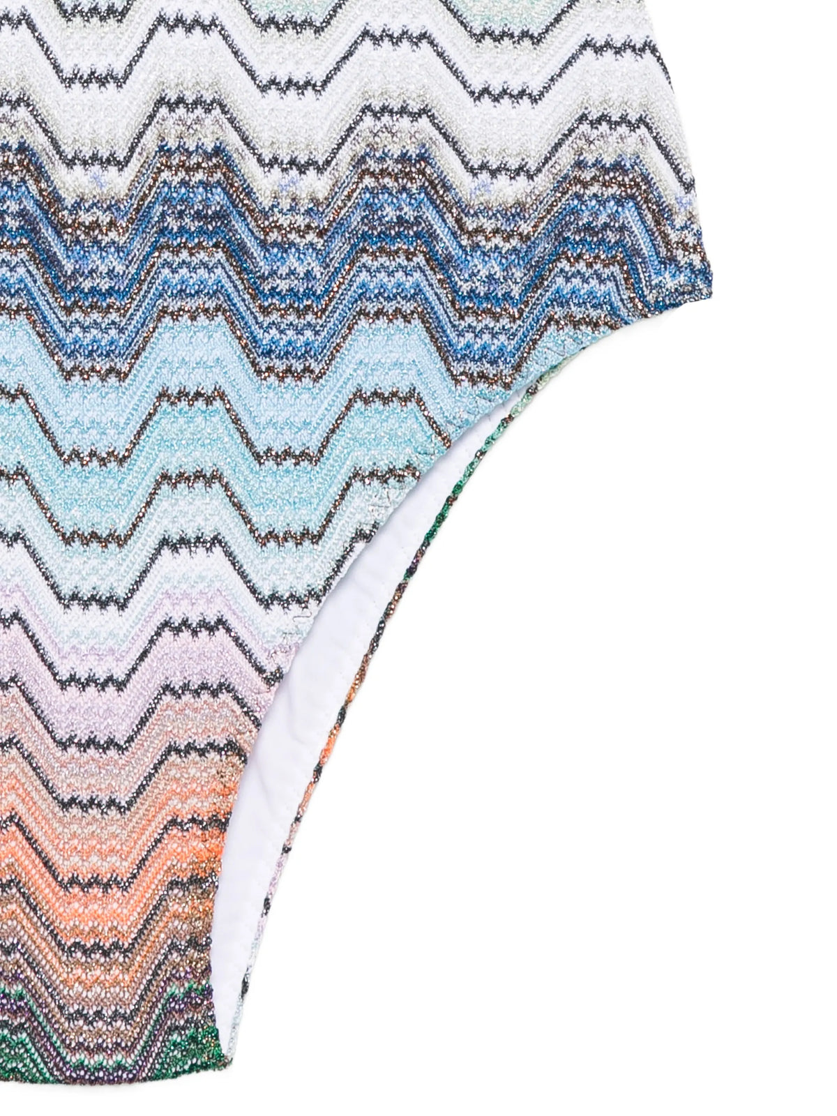 one-piece swimsuit with greek motif