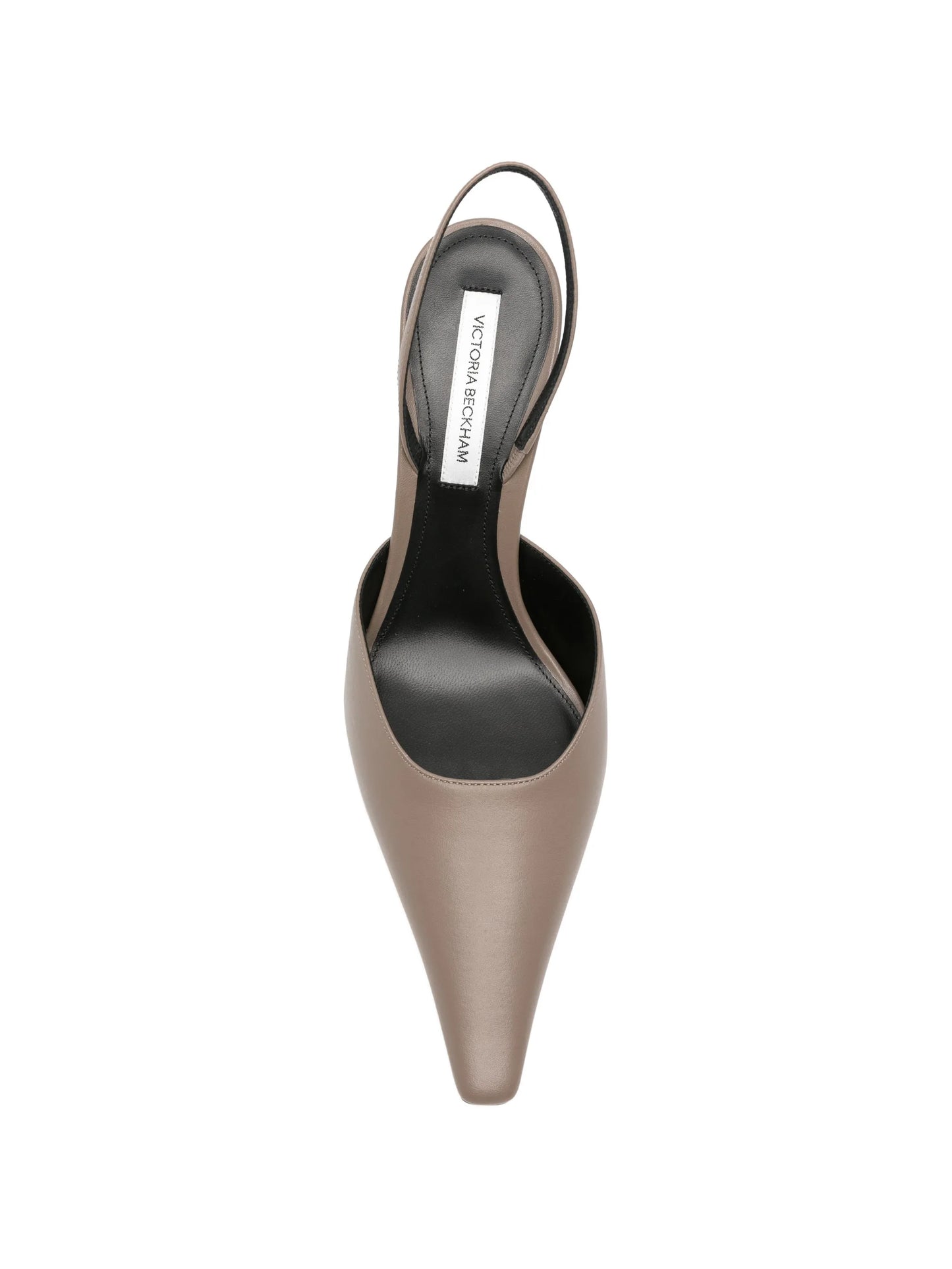 pointed-toe slingback pumps