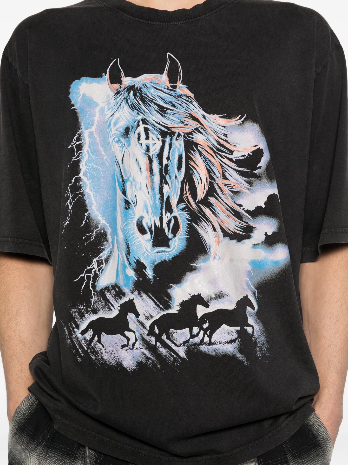horse-graphic T-shirt