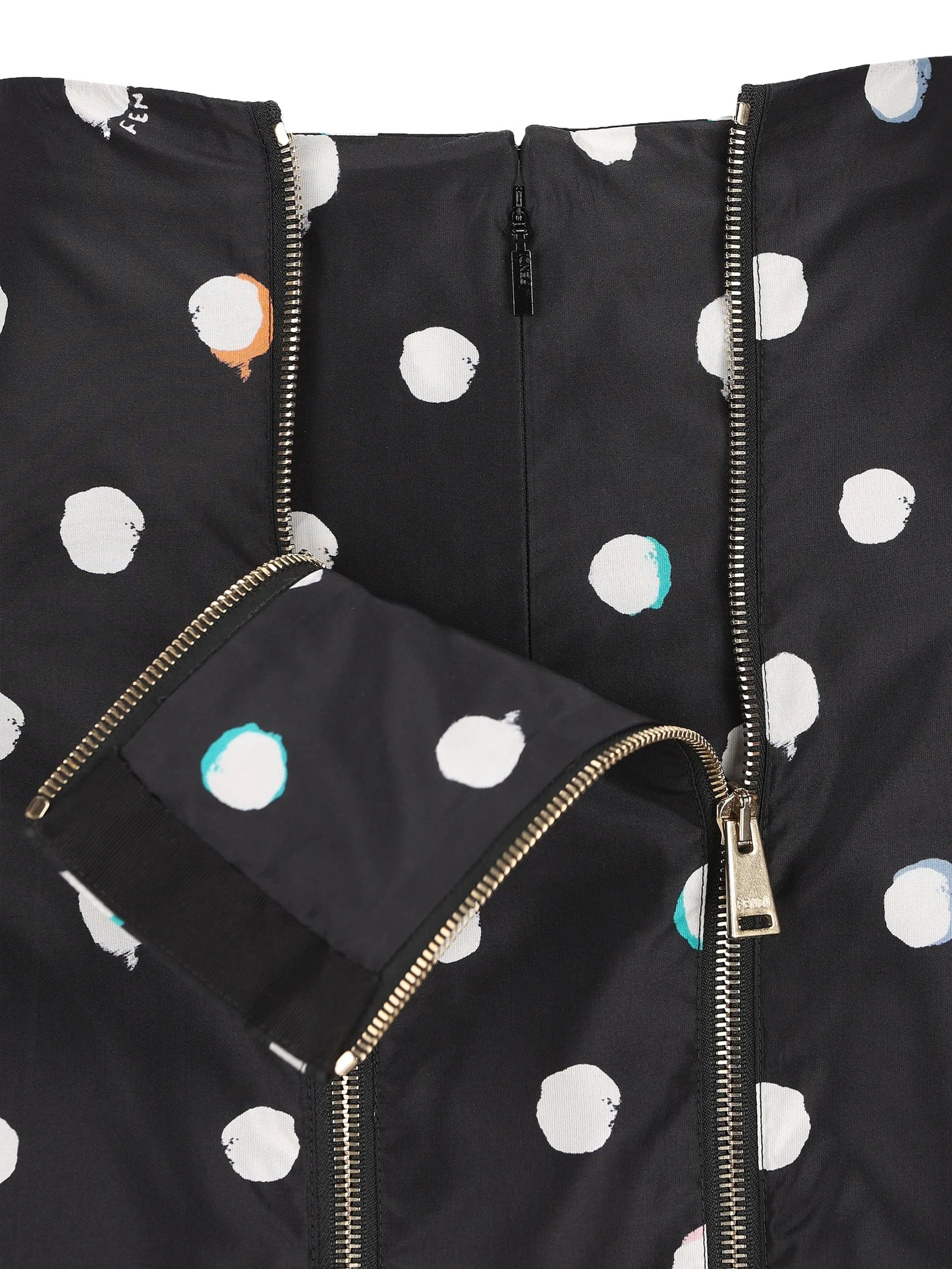 Falena Dots printed mini skirt